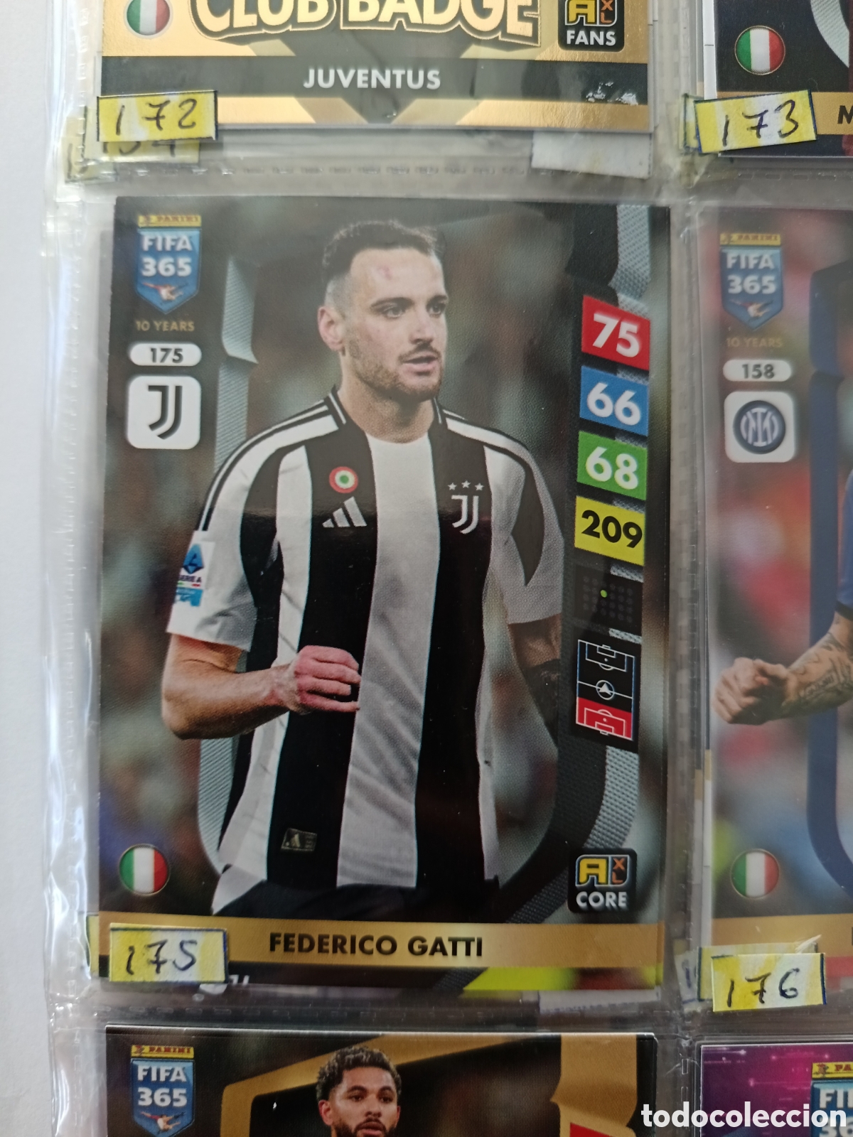 Figurine di Calcio: 175 Gatti ADRENALYN XL FIFA 365 2024/2025