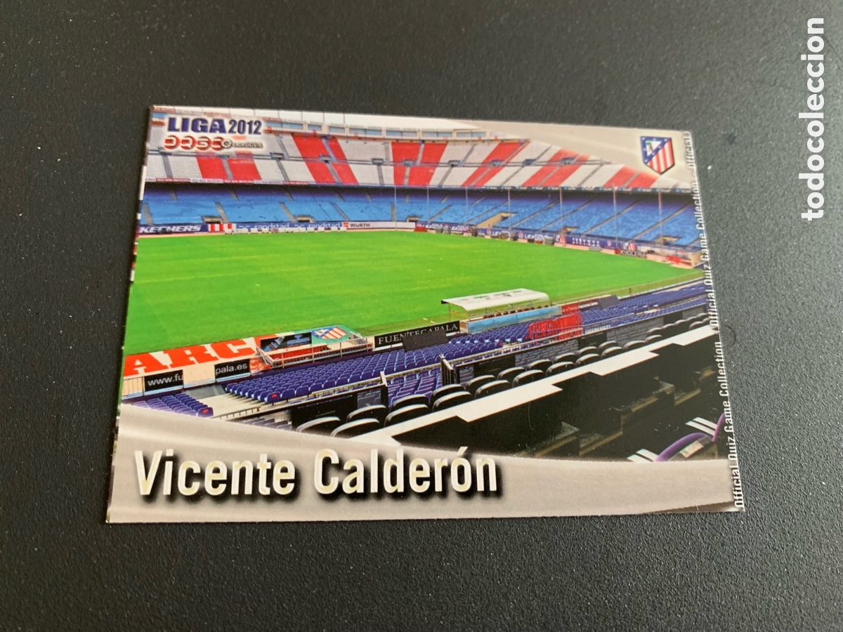 Figurine di Calcio: Mundicromo 2012. 164. VICENTE CALDERON
