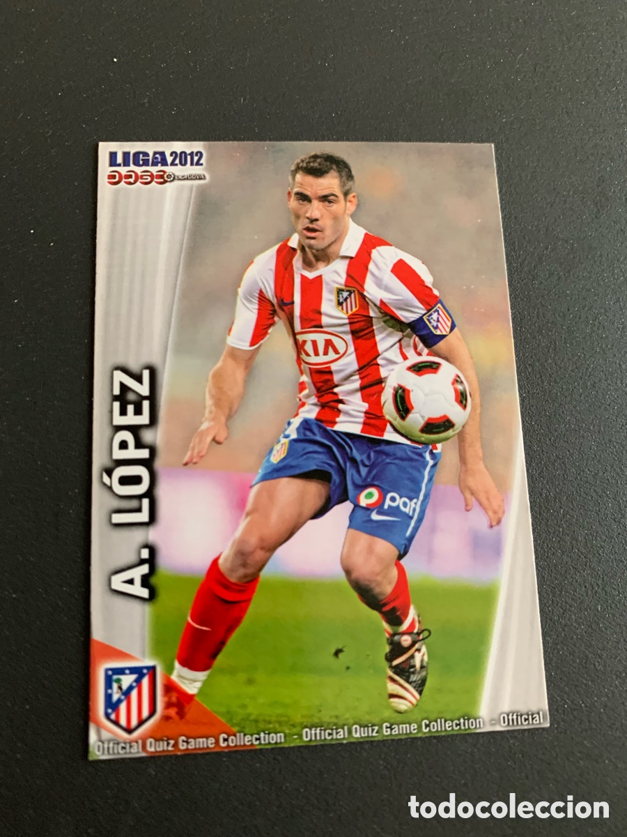 Cromos de f&uacute;tbol: Mundicromo 2012. 172. A.LOPEZ ( At Madrid)