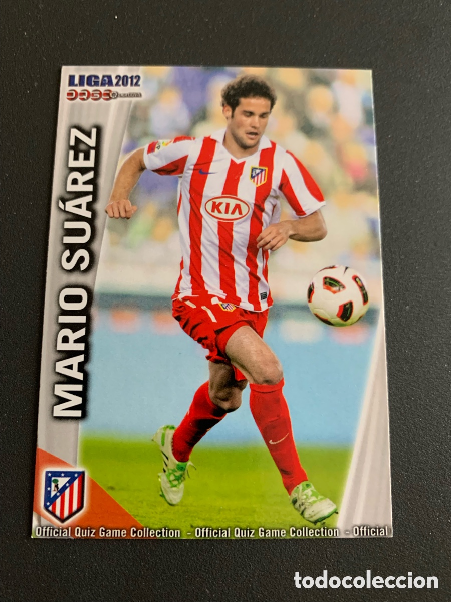 Cromos de f&uacute;tbol: Mundicromo 2012. 177. MARIO SU&Aacute;REZ ( At Madrid)
