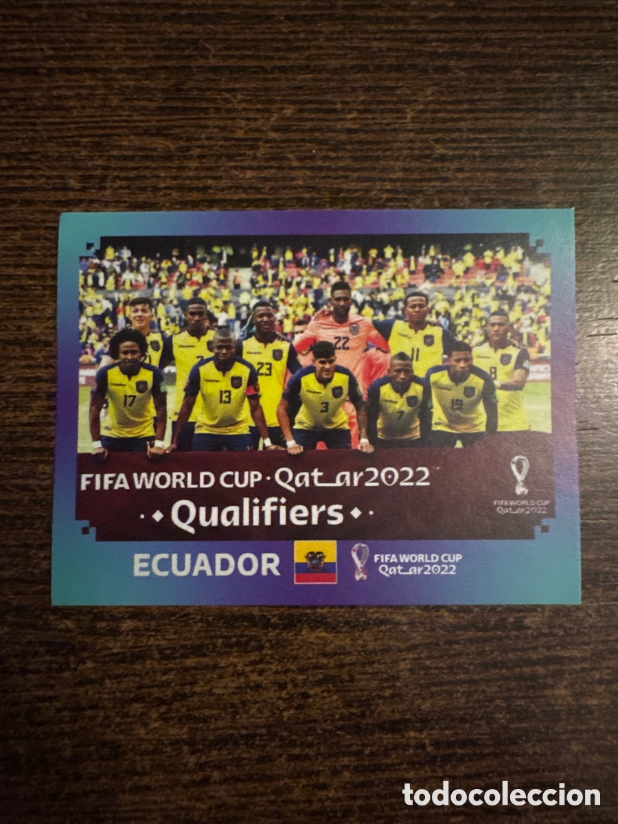 Figurine di Calcio: Qatar 22 # ECU 1 ECU1 Alineaci&oacute;n 11 inicial Ecuador Mundial World Cup Fifa 2022 Panini Sticker