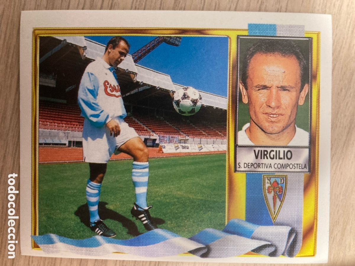 Cromos de F&uacute;tbol: VIRGILIO COMPOSTELA COLOCA LIGA ESTE 1995 1996 95 96 NUEVO SIN PEGAR