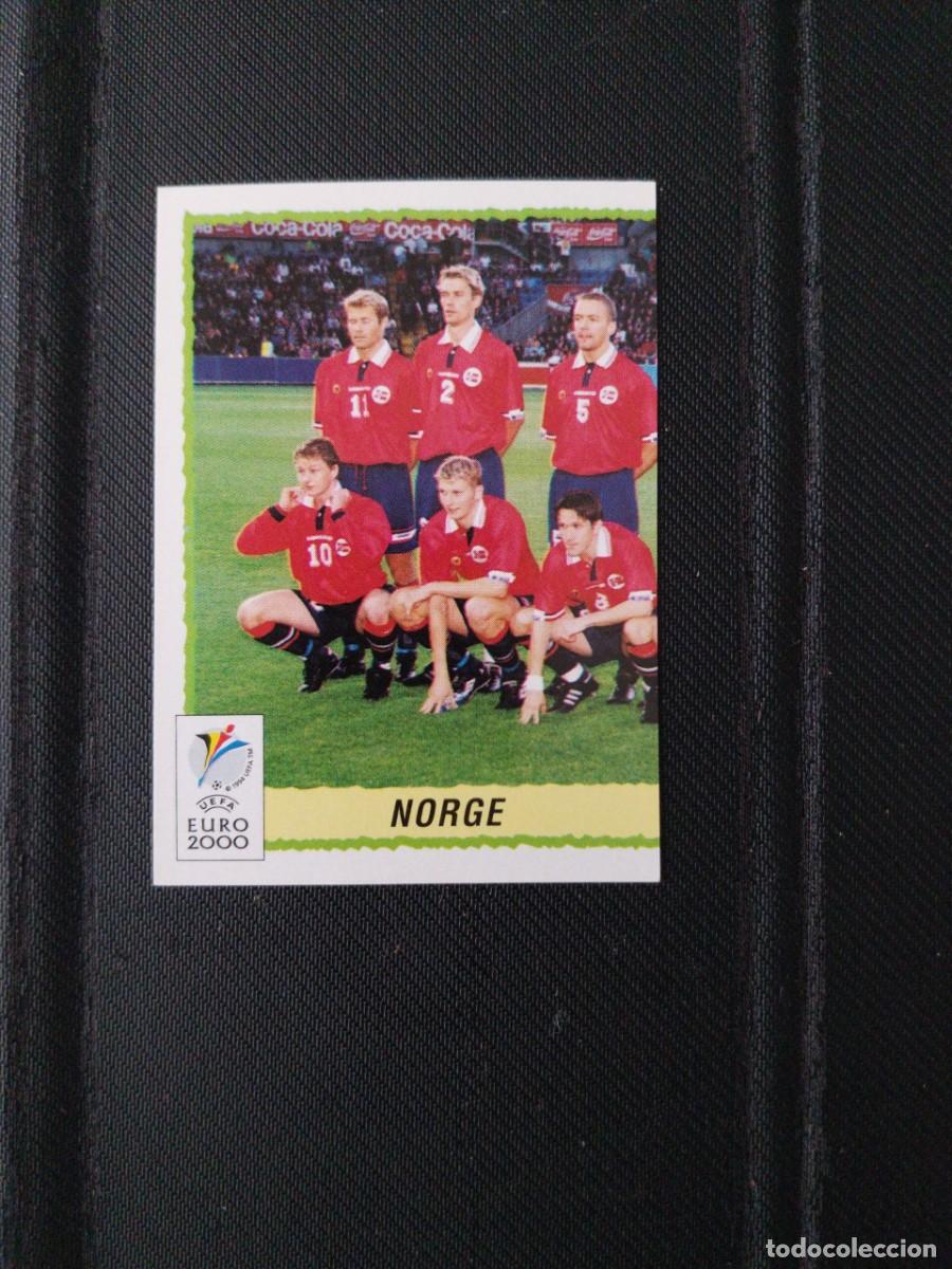 Cromos de Futebol: NORUEGA 234 ALINEACI&Oacute;N EQUIPO EURO EUROCOPA 2000 00 PANINI NUNCA PEGADO SIN PEGAR