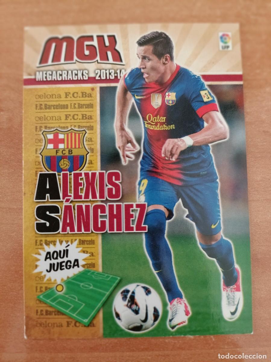 Cromos de f&uacute;tbol: alexis sanchez 13 14 megacracks