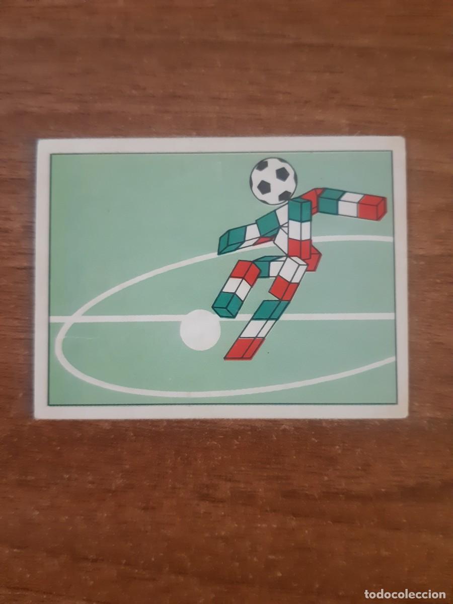 Fu&szlig;ball-Sticker: N&deg;34 Mascota Ciao Mundial ITALIA 90 PANINI. Nunca pegado
