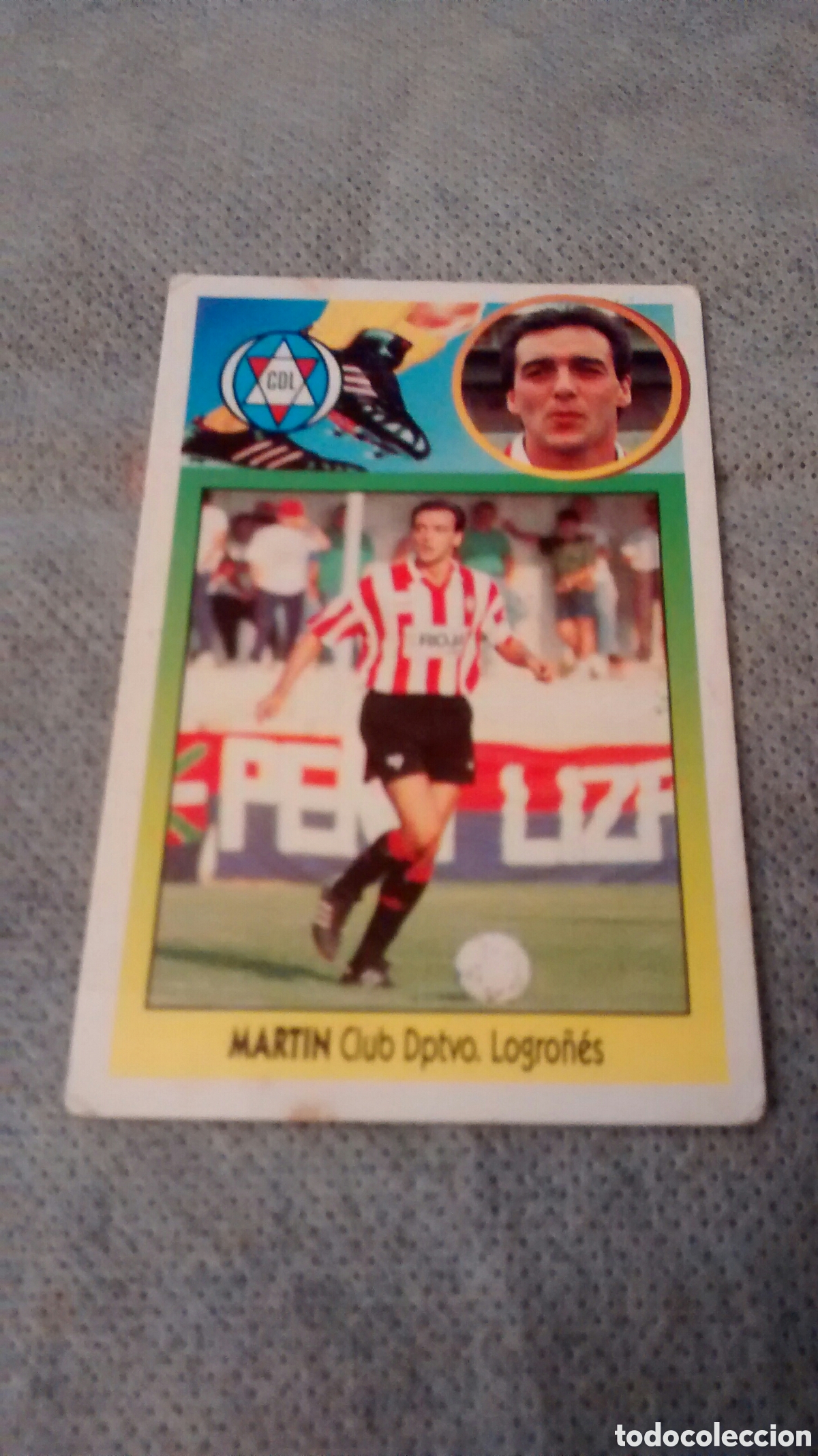 Cromos de f&uacute;tbol: 1993 93 94 ESTE MARTIN, LOGRO&Ntilde;ES - Foto 1