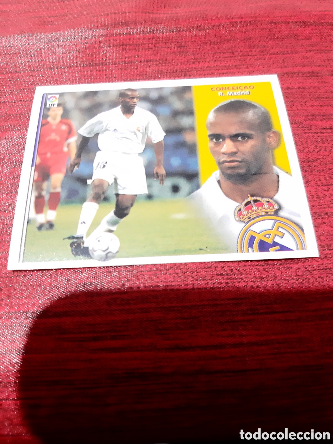 Cromos de f&uacute;tbol: CONCEI&Ccedil;AO.. REAL MADRID.. ESTE 2002 2003 #1 - Foto 1