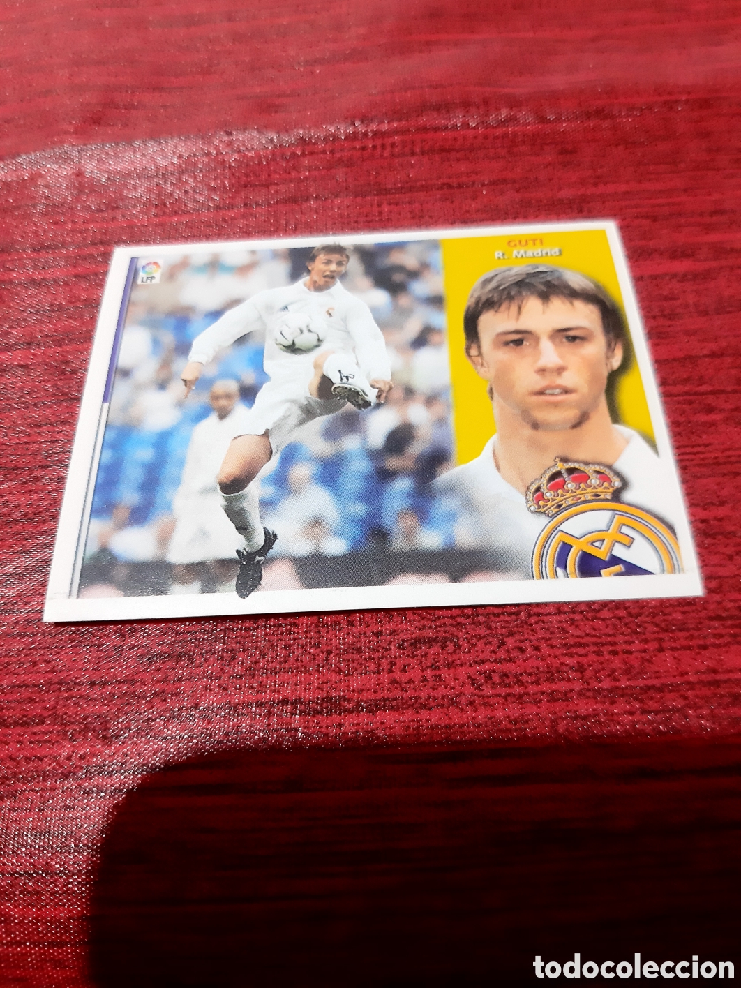 Cromos de f&uacute;tbol: GUTI.. REAL MADRID.. ESTE 2002 2003 #1 - Foto 1