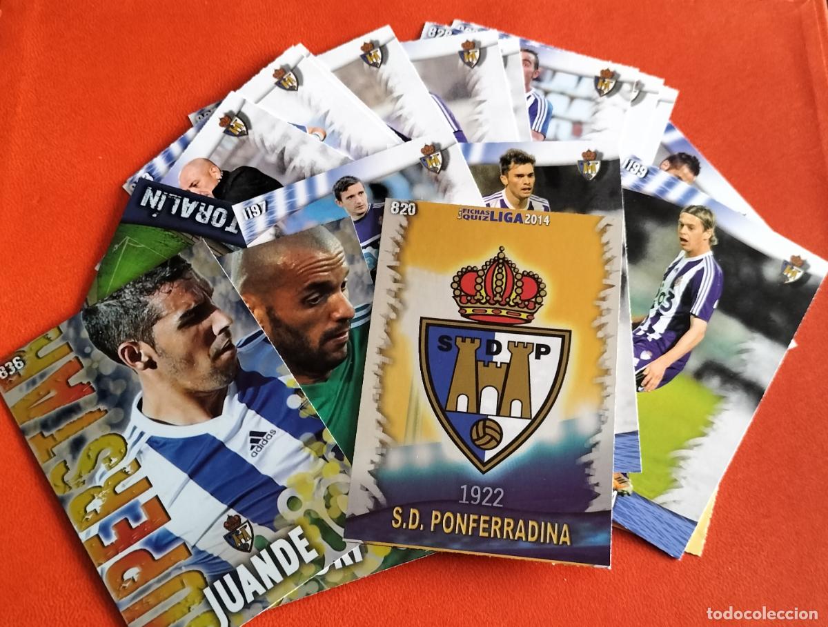 Cromos de F&uacute;tbol: PONFERRADINA EQUIPO COMPLETO 21 CARDS EDICIONES MUNDICROMO PLATINUM CROMOS LIGA 2013 2014 13 14