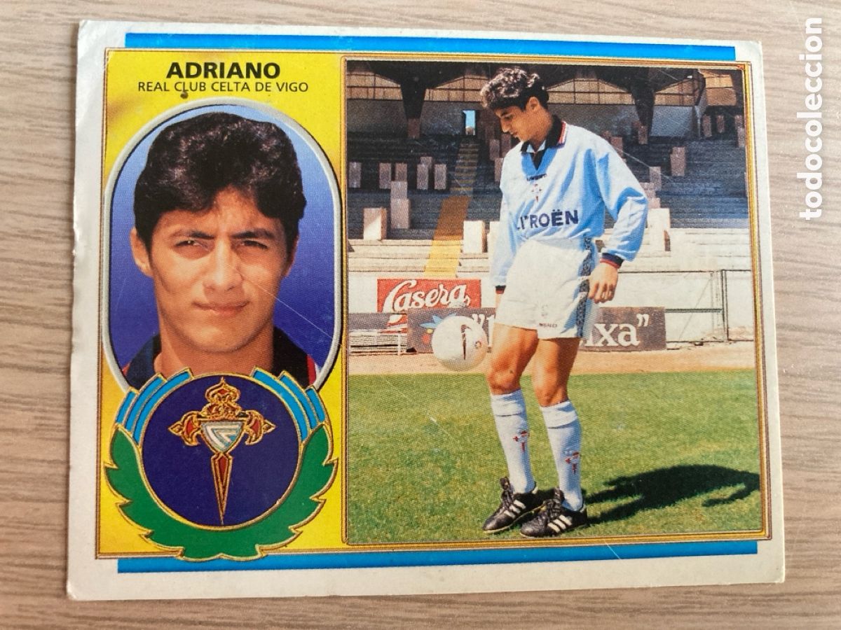 Cromos de F&uacute;tbol: ADRIANO FICHAJE 28 BIS CELTA DE VIGO EDICIONES ESTE 96 97 1996 1997 NUNCA PEGADO LEER SIN PEGAR