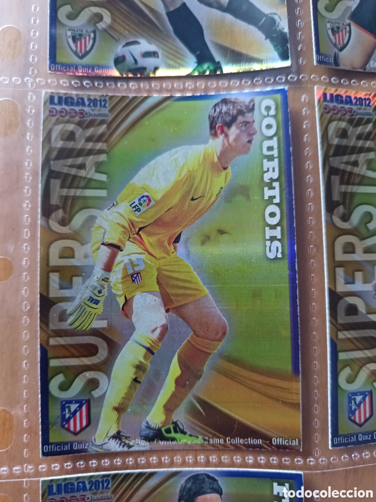 Cromos de F&uacute;tbol: 185 Courtois Rayas Mundicromo 2011/2012