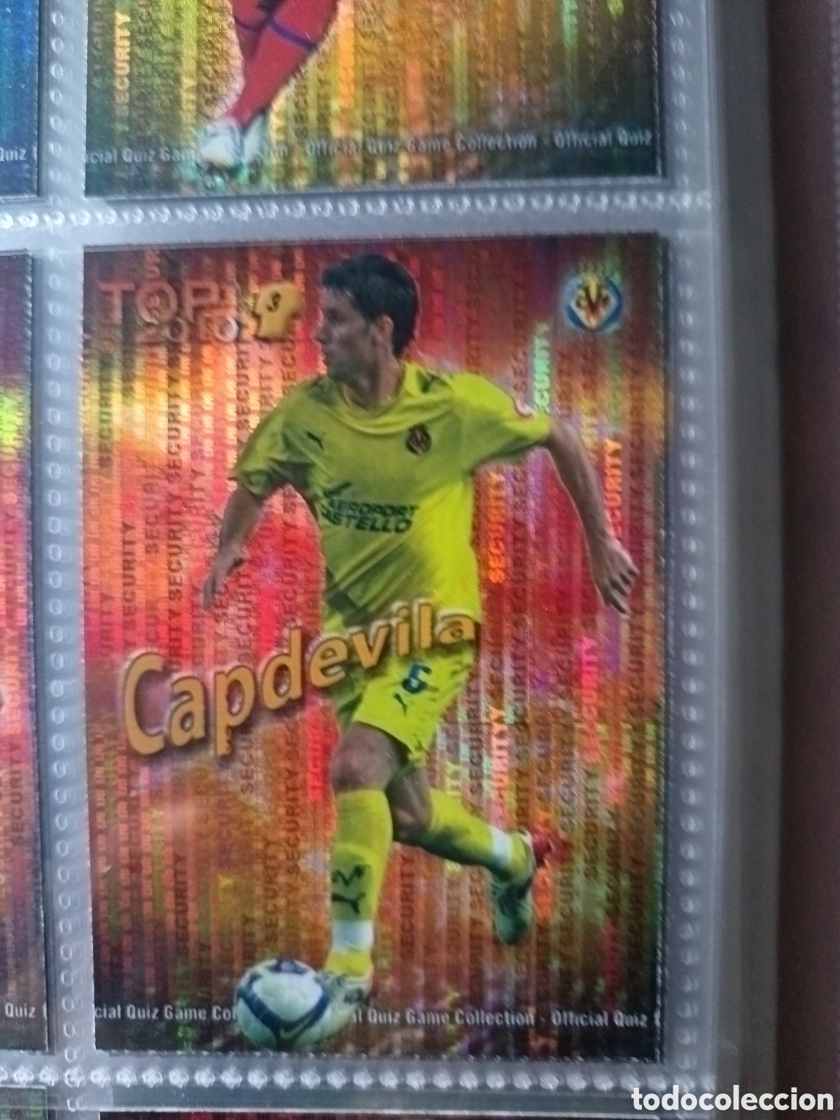 Cromos de f&uacute;tbol: 579 Capdevila top security Mundicromo 2009/2010 - Foto 1