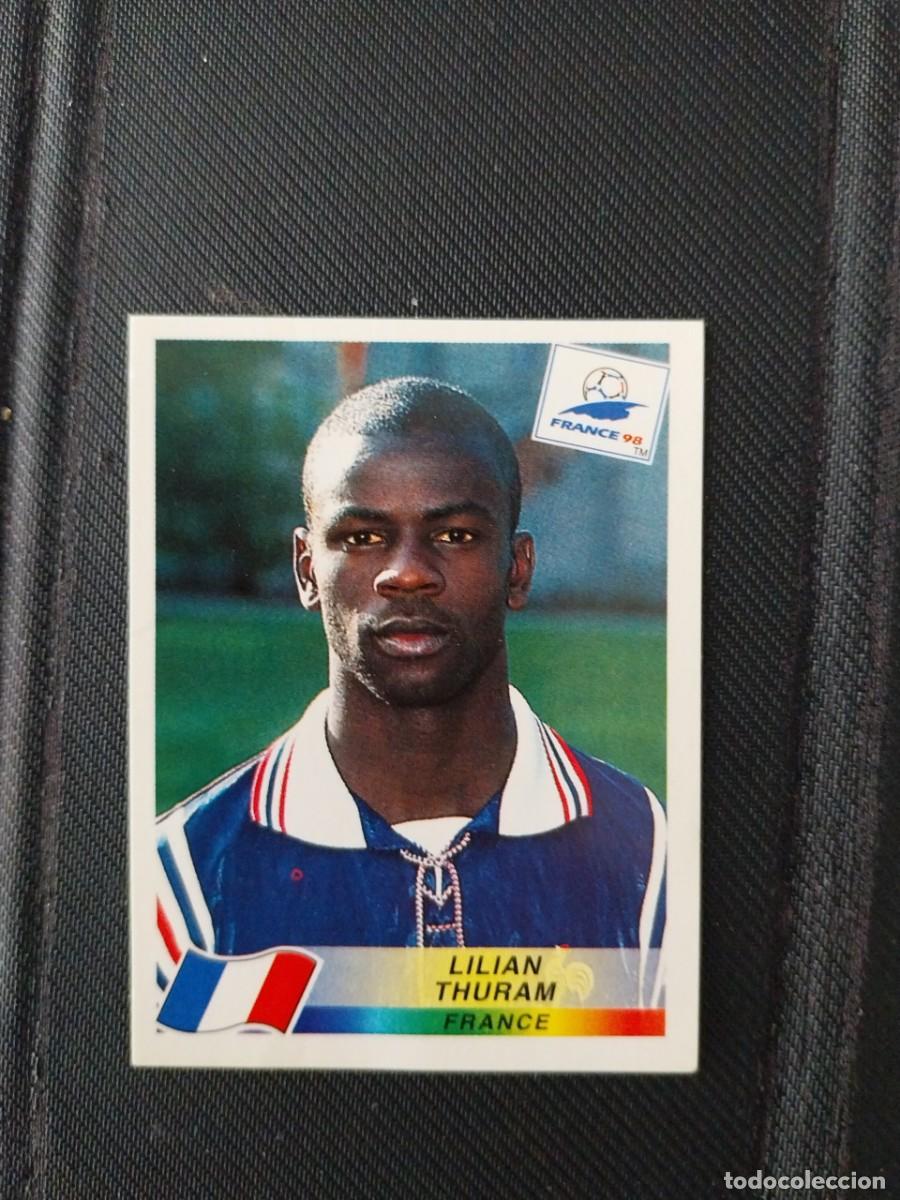 Cromos de f&uacute;tbol: LILIAN THURAM 159 FRANCIA PANINI FRANCIA 1998 98 SIN PEGAR NUNCA PEGADO