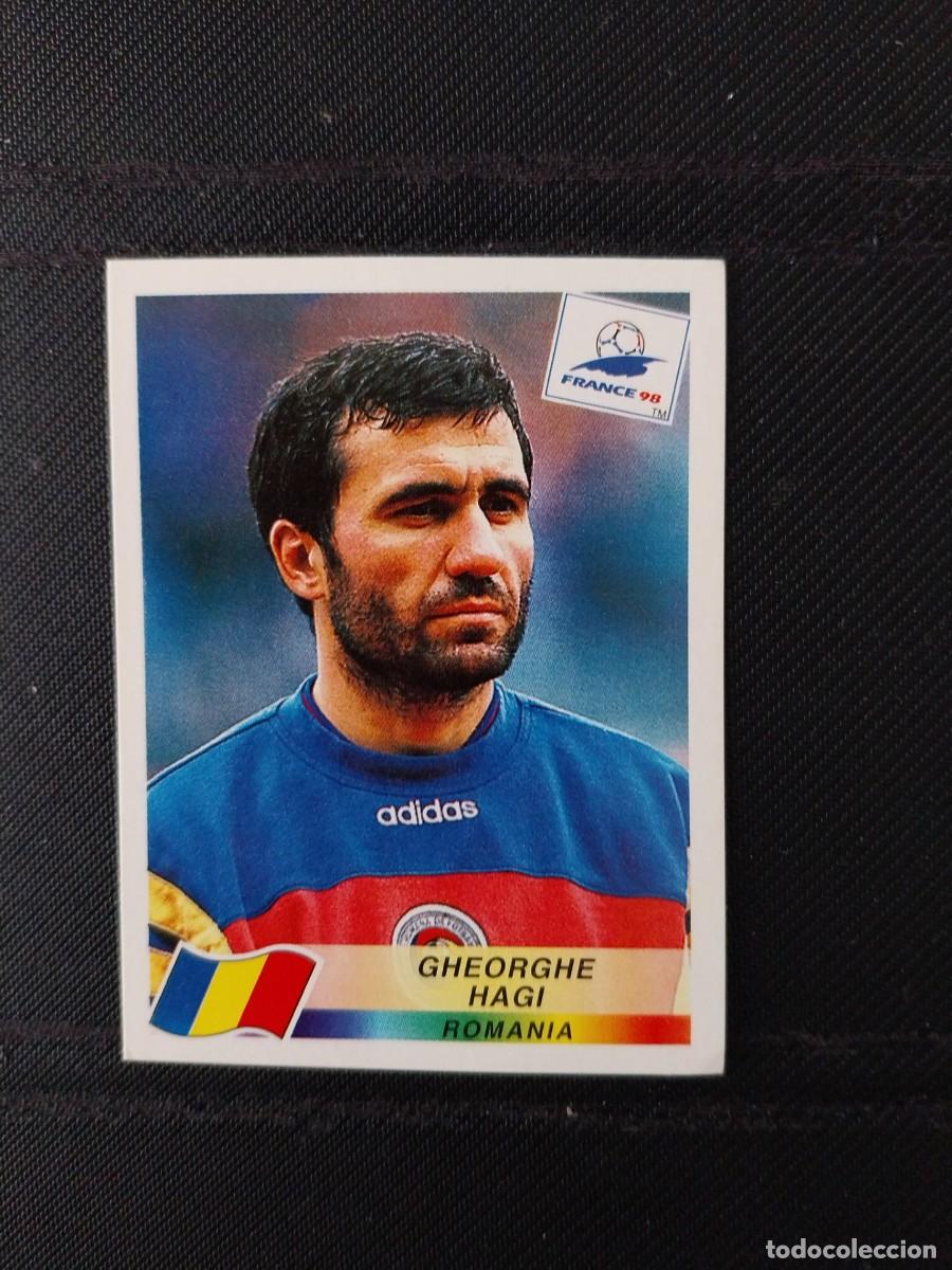 Cromos de f&uacute;tbol: GHEORGE HAGI 439 RUMANIA PANINI FRANCIA 1998 98 SIN PEGAR NUNCA PEGADO