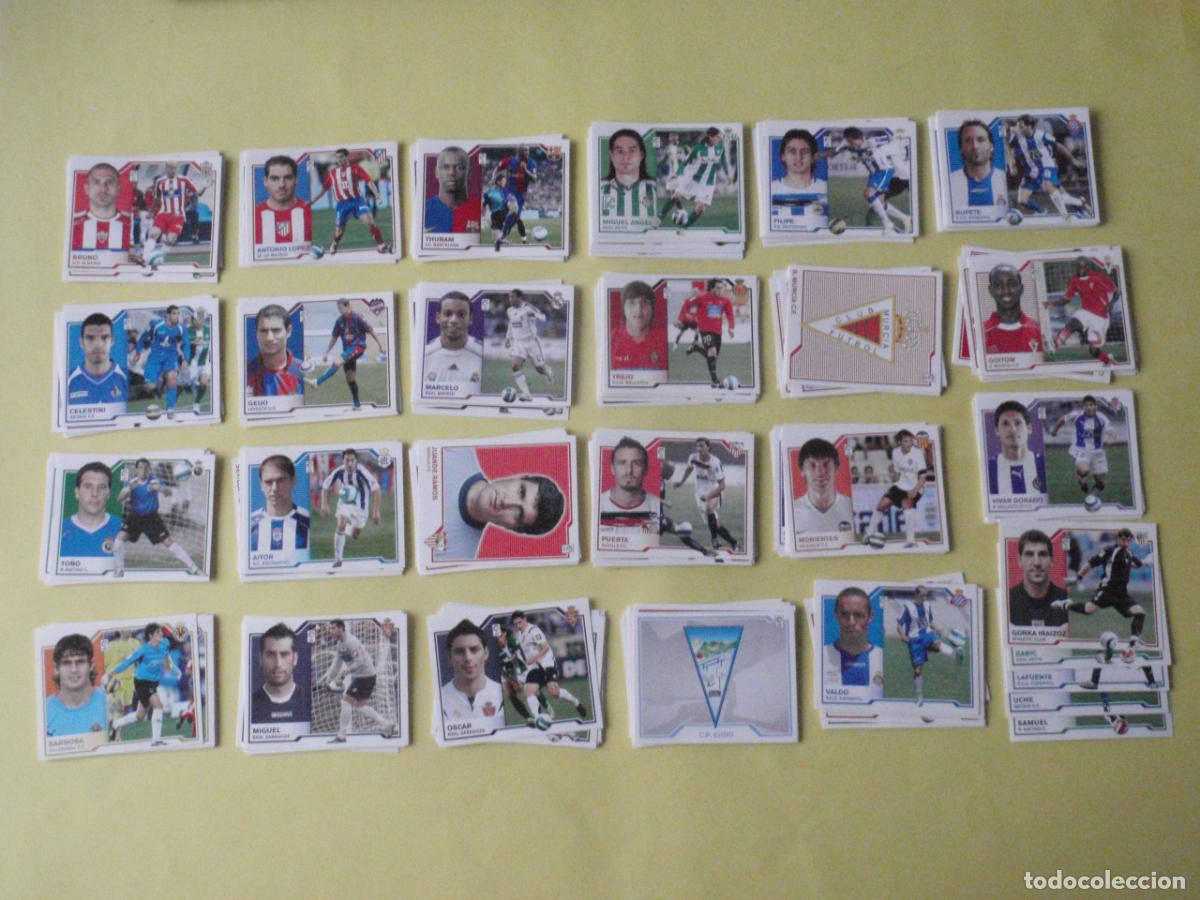 Figurine di Calcio: Lote cromos f&uacute;tbol stickers 205 diferentes y sin pegar. Liga BBVA Ediciones ESTE 2007 2008. 07 08