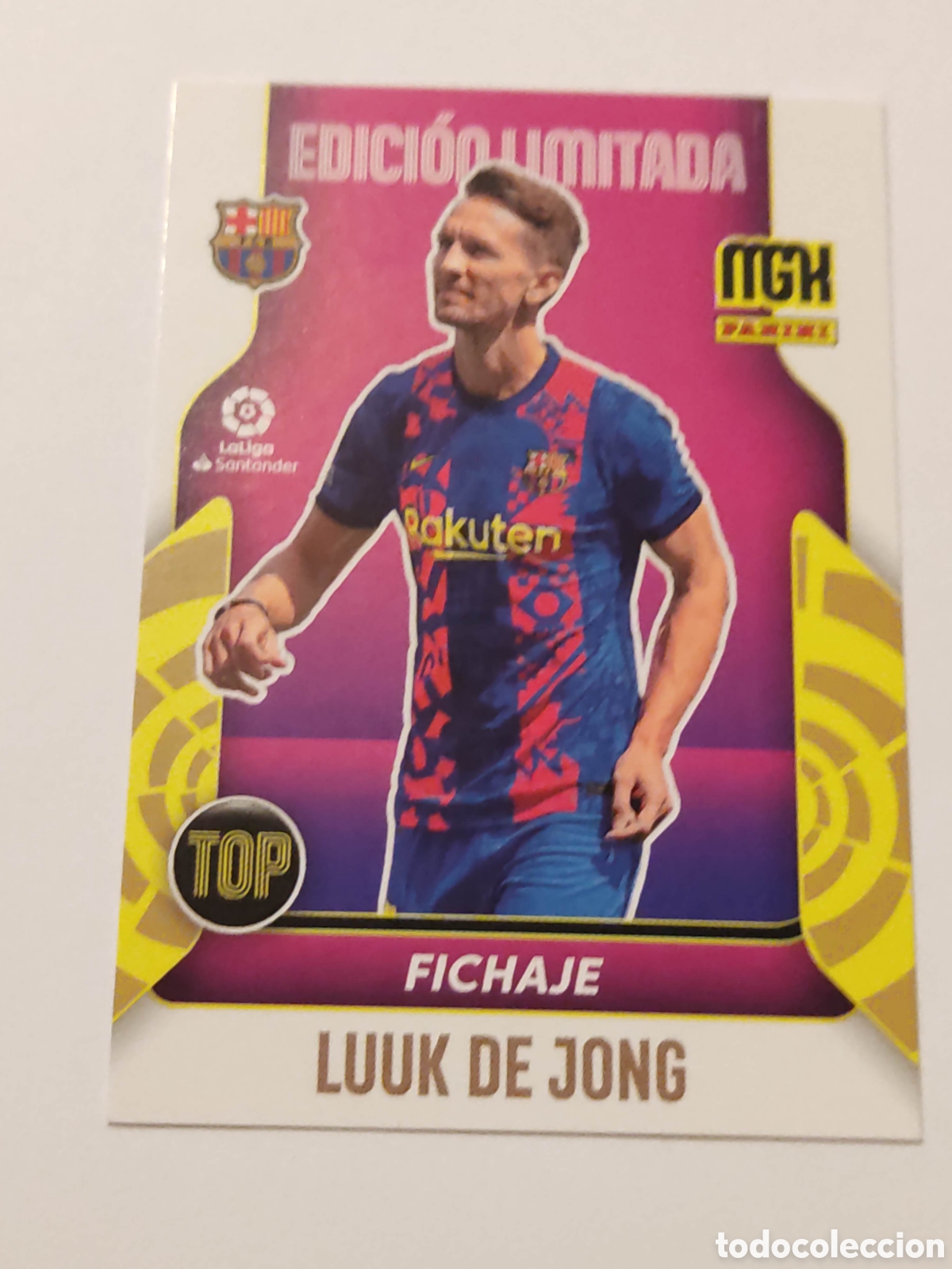Fu&szlig;ball-Sticker: MGK 2021 22 EDICION LIMITADA LUUK DE JONG