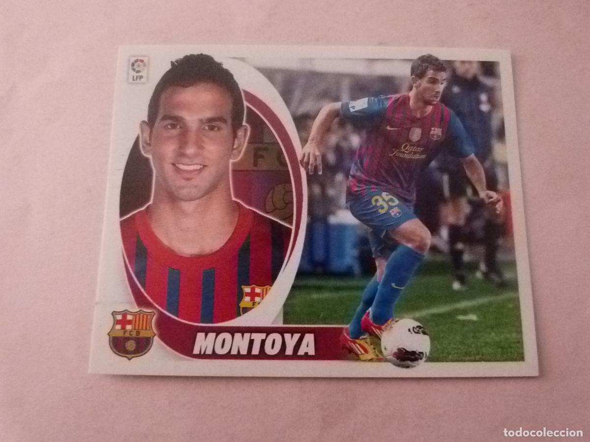 Cromos de f&uacute;tbol: CROMO FUTBOL MONTOYA F.C. BARCELONA SIN PEGAR N&ordm; 3 B LIGA ESTE 2012-2013/12-13