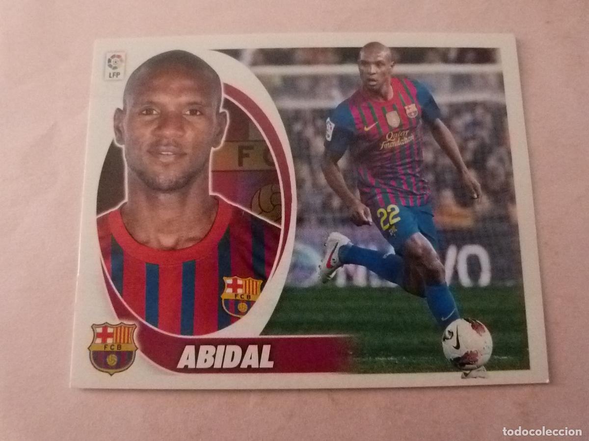 Fu&szlig;ball-Sticker: CROMO FUTBOL ABIDAL F.C. BARCELONA SIN PEGAR N&ordm; 7 B LIGA ESTE 2012-2013/12-13