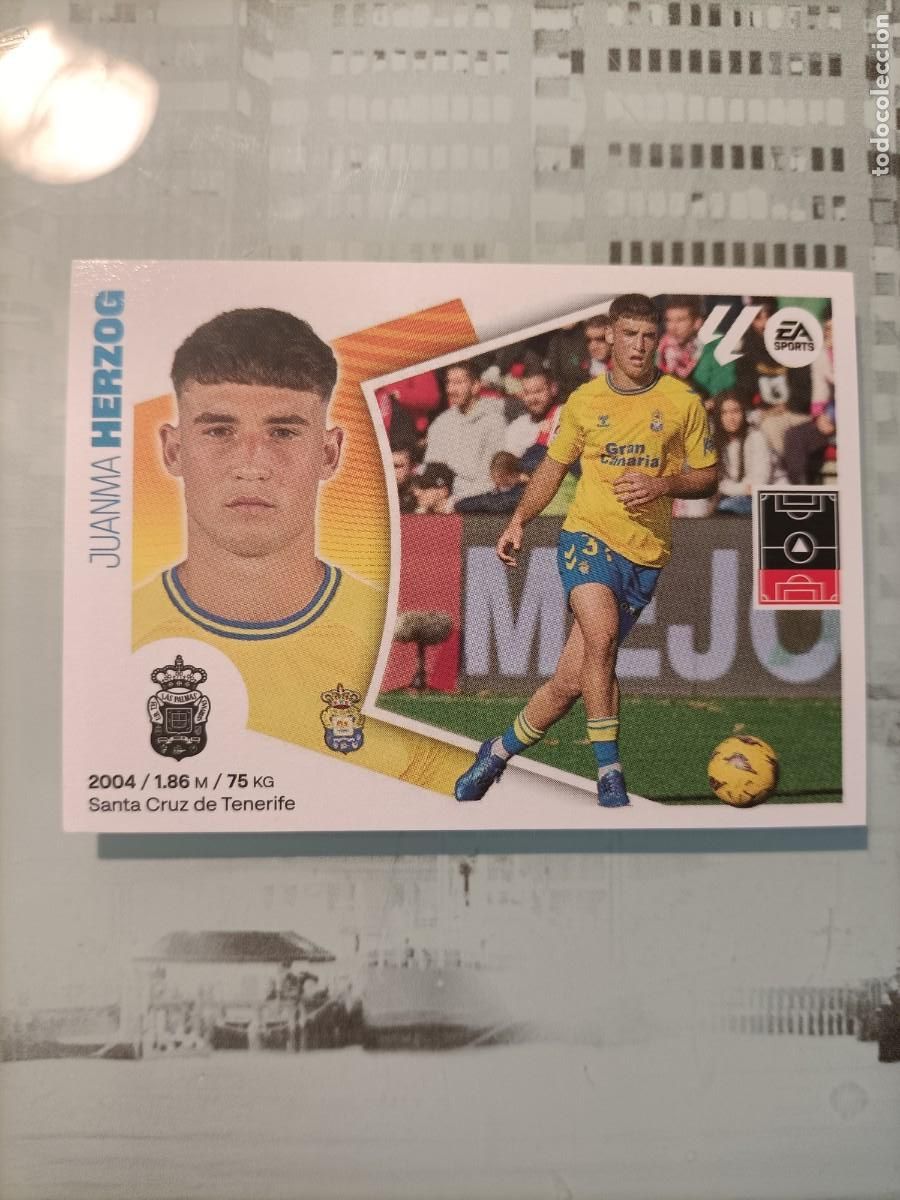 Figurine di Calcio: N&ordm; 9 HERZOG, LAS PALMAS, LIGA ESTE 2024 2025, 24 25, PANINI