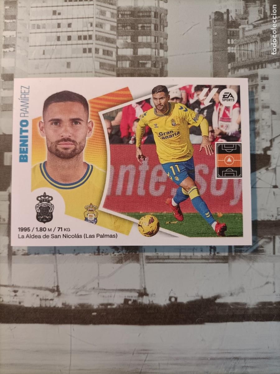 Fu&szlig;ball-Sticker: N&ordm; 14 BENITO, LAS PALMAS, LIGA ESTE 2024 2025, 24 25, PANINI