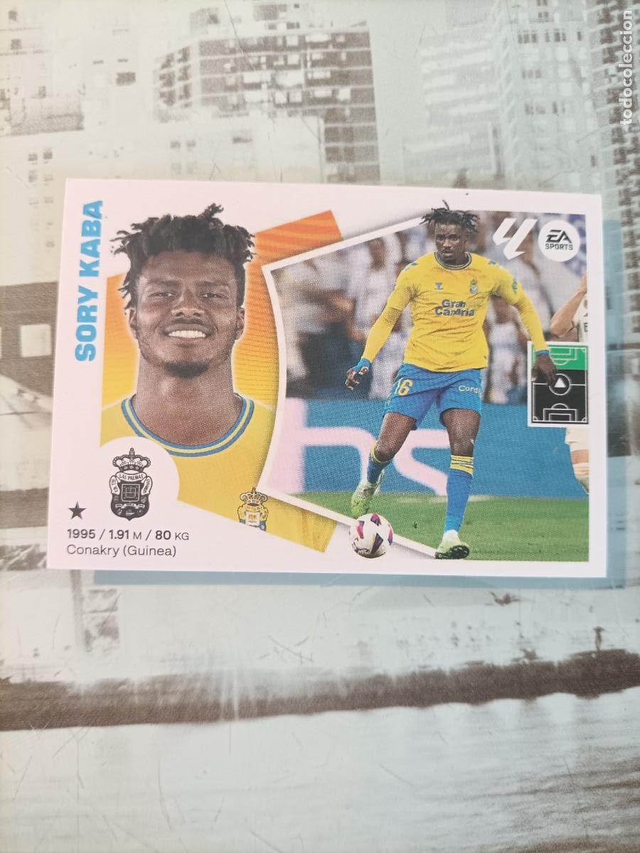 Figurine di Calcio: N&ordm; 19 SORRY KABA, LAS PALMAS, LIGA ESTE 2024 2025, 24 25, PANINI