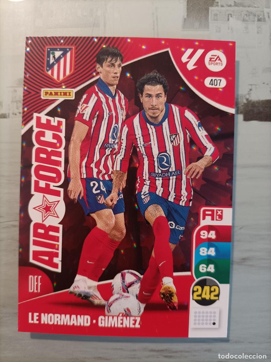 Cromos de Futebol: 407 AIR FORCE LE NORMAND Y GIM&Eacute;NEZ (ATL&Eacute;TICO DE MADRID) - PANINI Adrenalyn XL LaLiga 2024-25