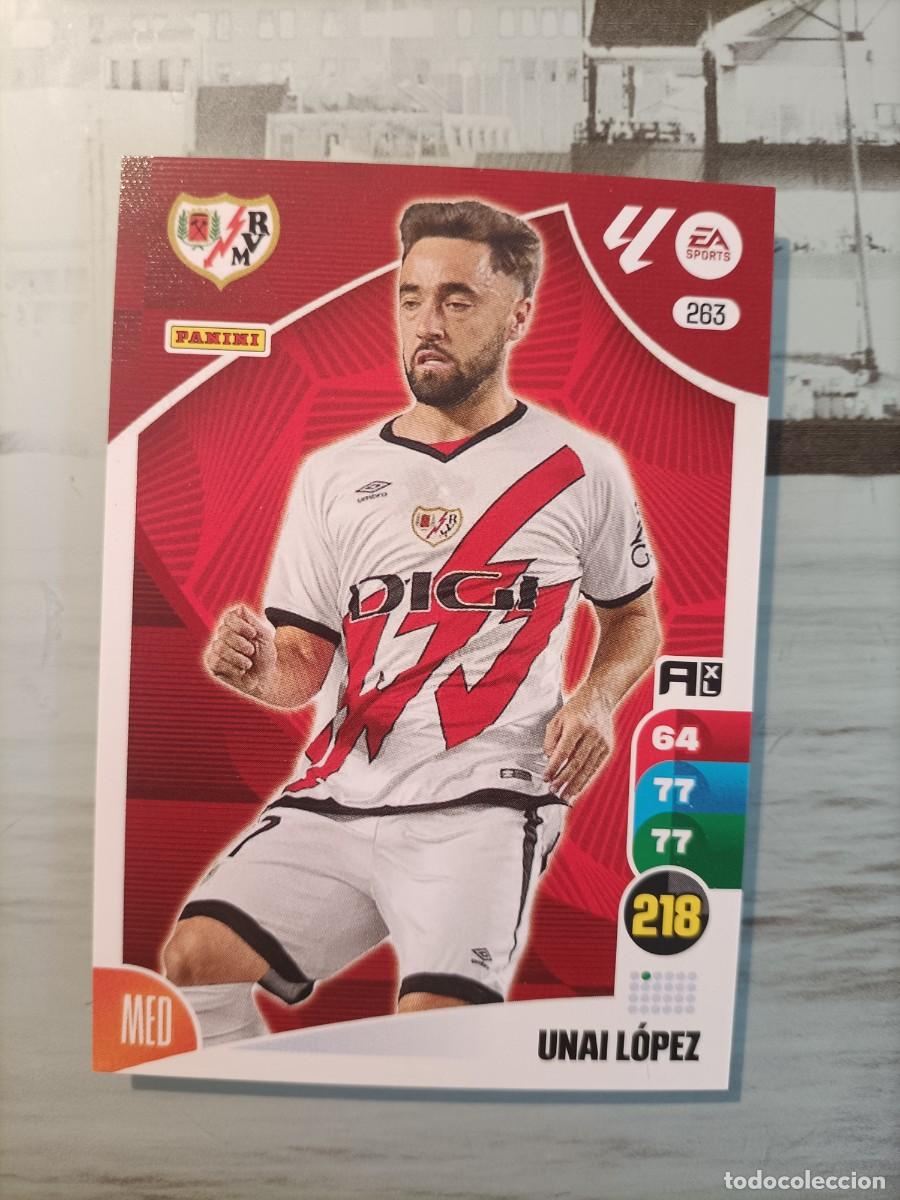 Figurine di Calcio: 263 UNAI L&Oacute;PEZ (RAYO VALLECANO) - PANINI Adrenalyn XL LaLiga 2024-25