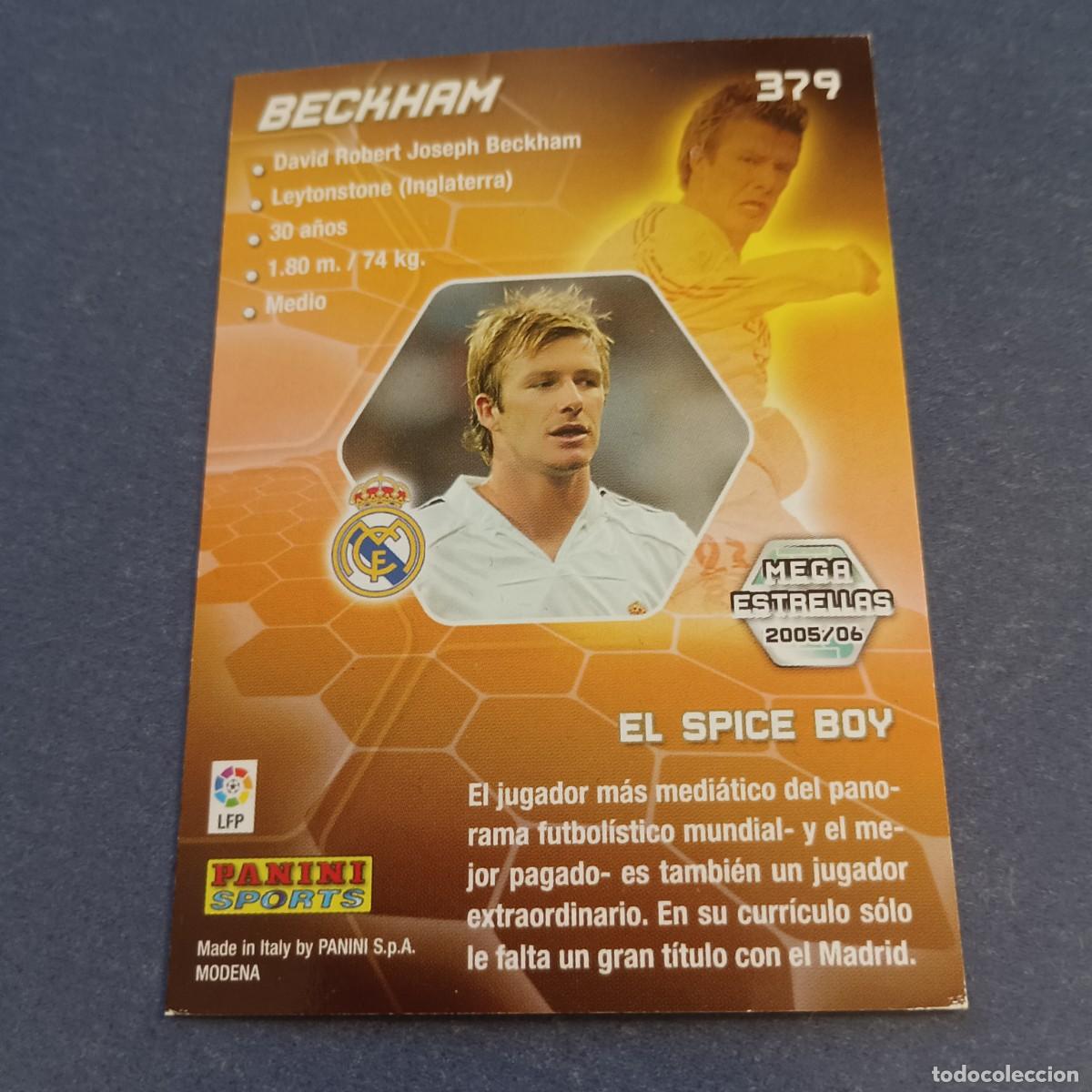 Cromos de f&uacute;tbol: BECKHAM MEGA CRACKS 05 06 - Foto 2