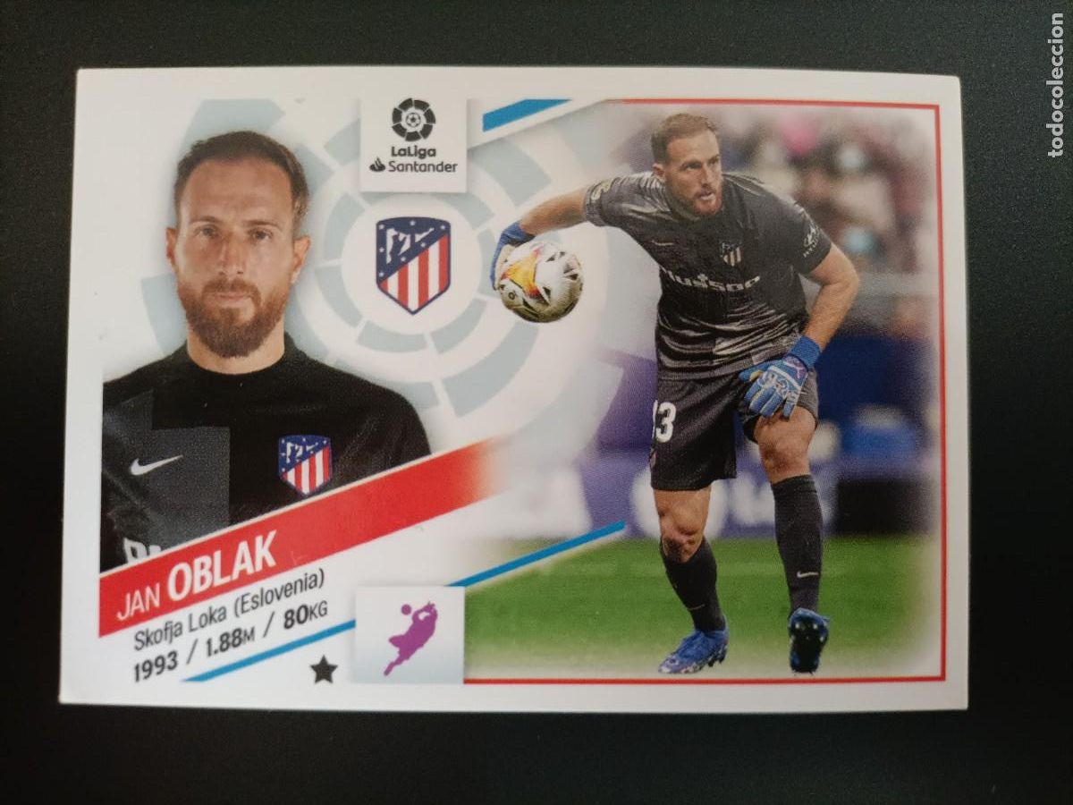 Fu&szlig;ball-Sticker: OBLAK ATLETICO 3 EDICIONES ESTE 22 23 2022 2023 UNIFICO ENVIOS
