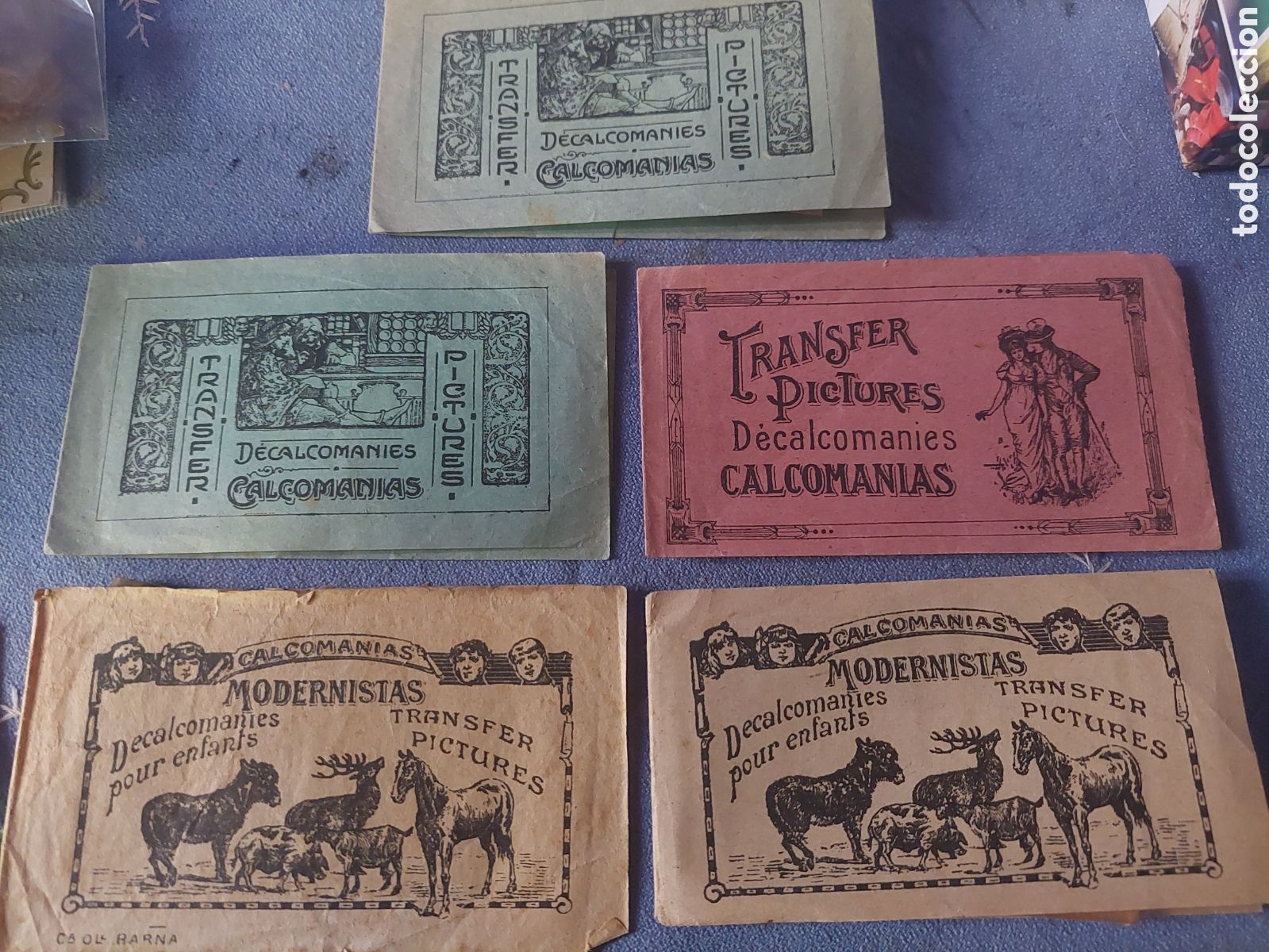 Cromos de Futebol: Calcomanias Modernistas Diferentes temas, Futbol, Circo....