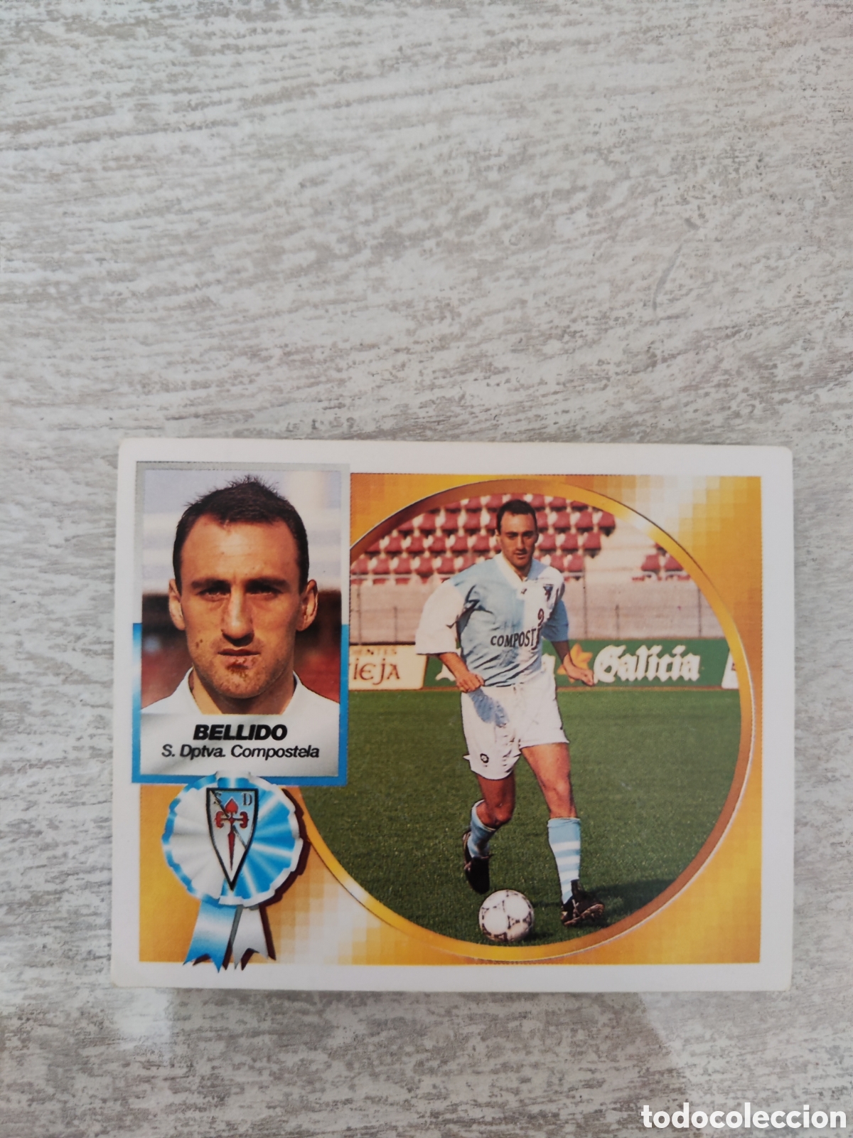 Cromos de f&uacute;tbol: Este 94 95 sin pegar Compostela Bellido - Foto 1