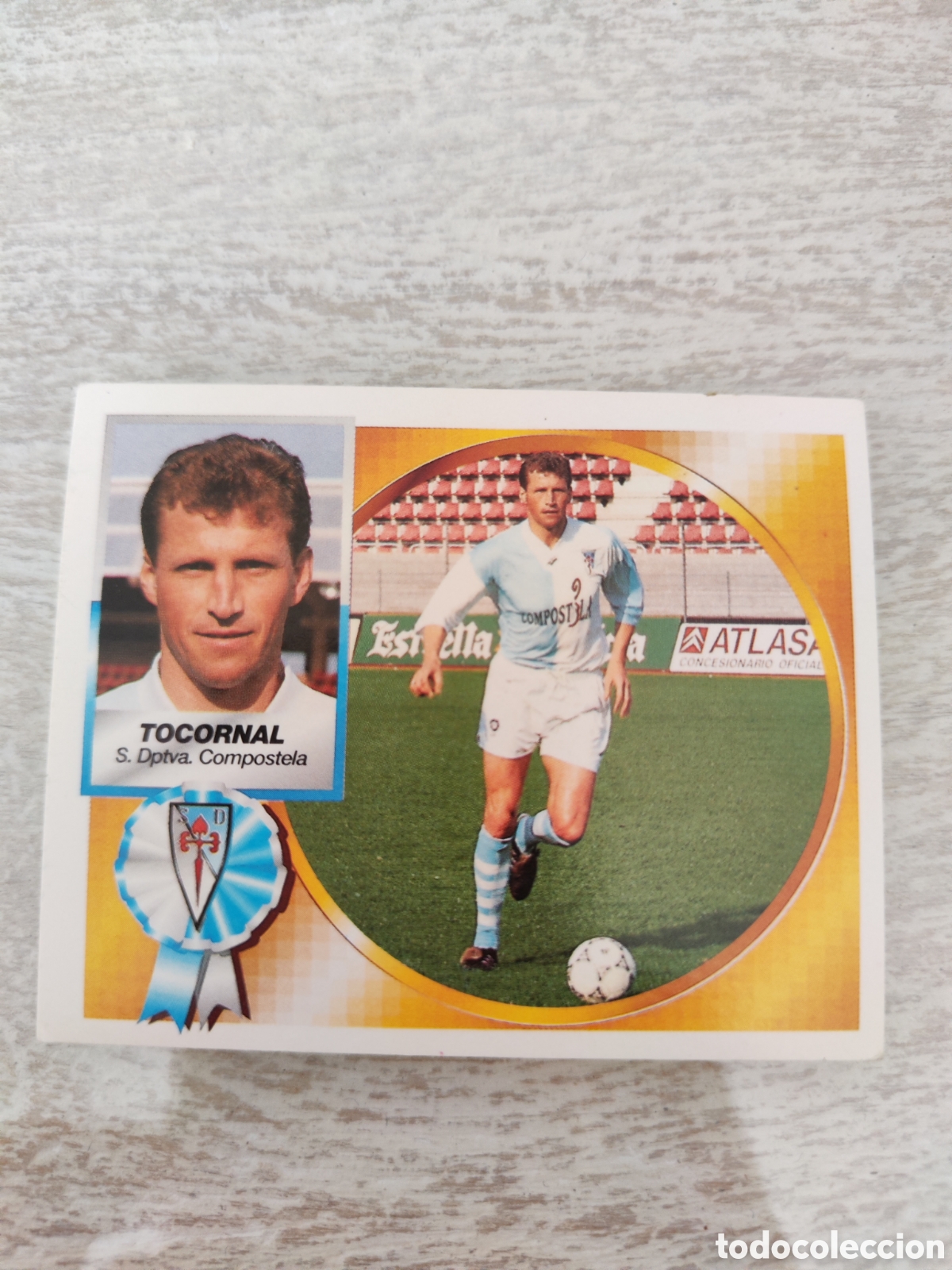 Cromos de f&uacute;tbol: Este 94 95 sin pegar Compostela Tocornal - Foto 1