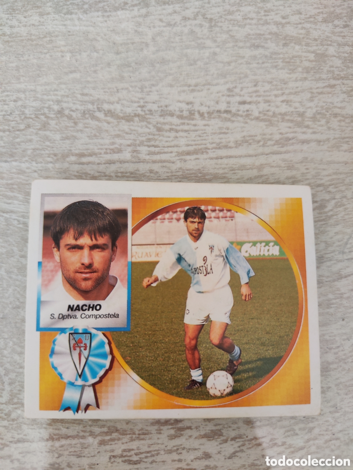 Cromos de f&uacute;tbol: Este 94 95 sin pegar Compostela Nacho - Foto 1