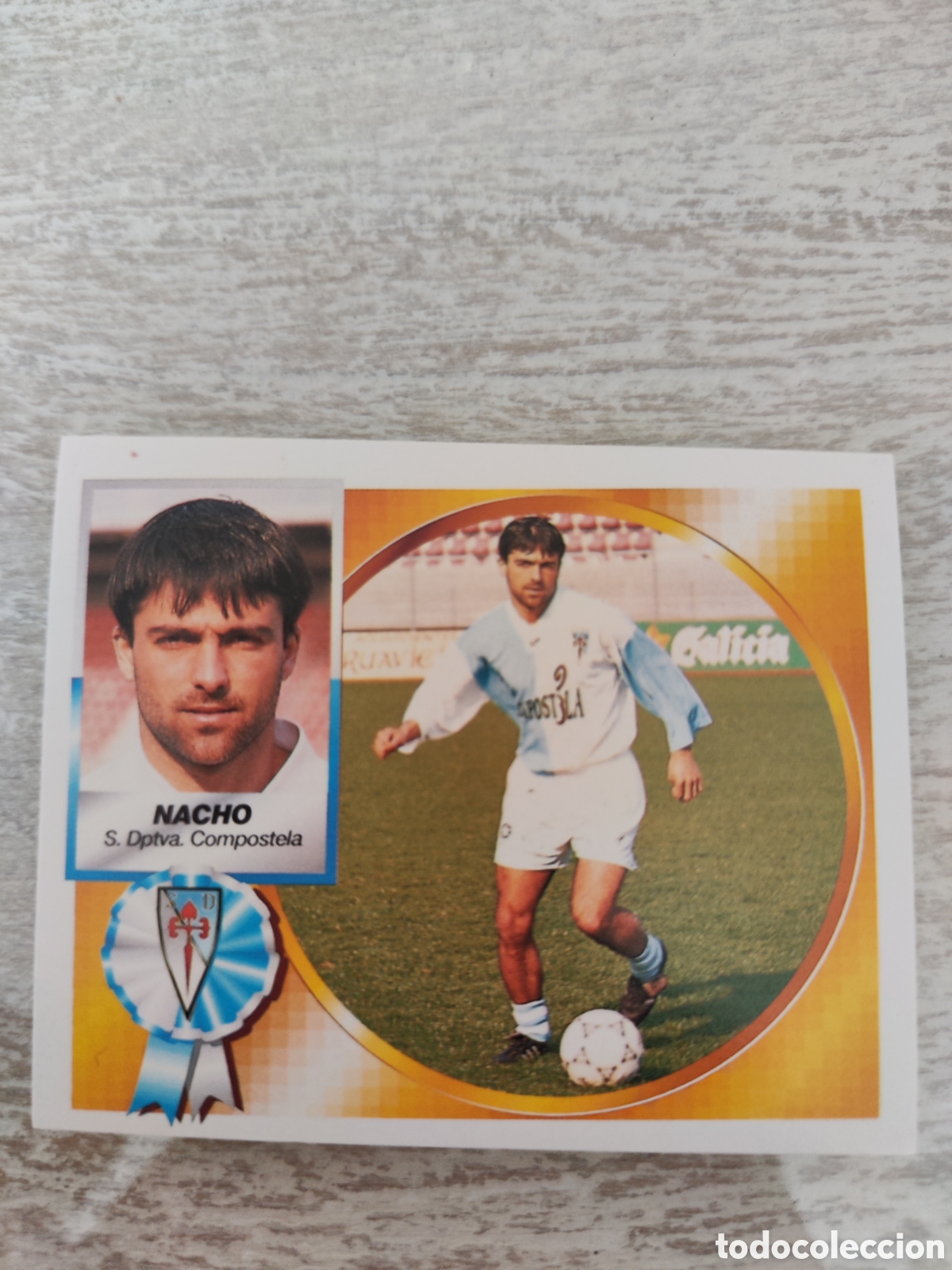 Cromos de f&uacute;tbol: Este 94 95 sin pegar Compostela Nacho - Foto 1