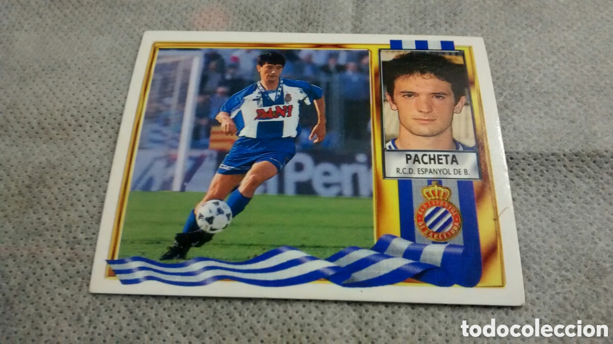 Cromos de f&uacute;tbol: 95 96 1995 1996 EDICIONES ESTE PACHETA, RCD. ESPA&Ntilde;OL, RCD. ESPANYOL - Foto 1