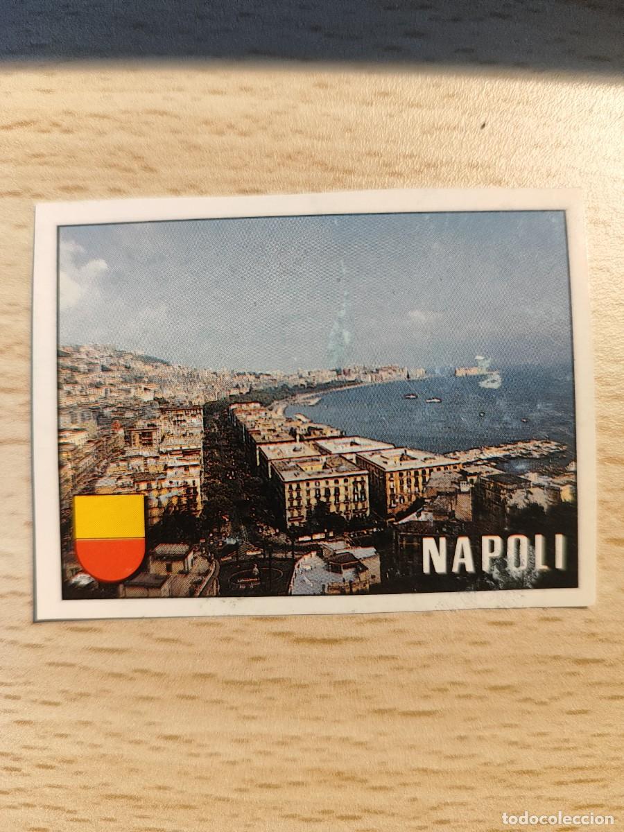 Fu&szlig;ball-Sticker: 14 ITALIA 90 MUNDIAL PANINI CIUDAD NAPOLI - CROMO RECORTADO ALBUM -- 1990 WORLD CUP