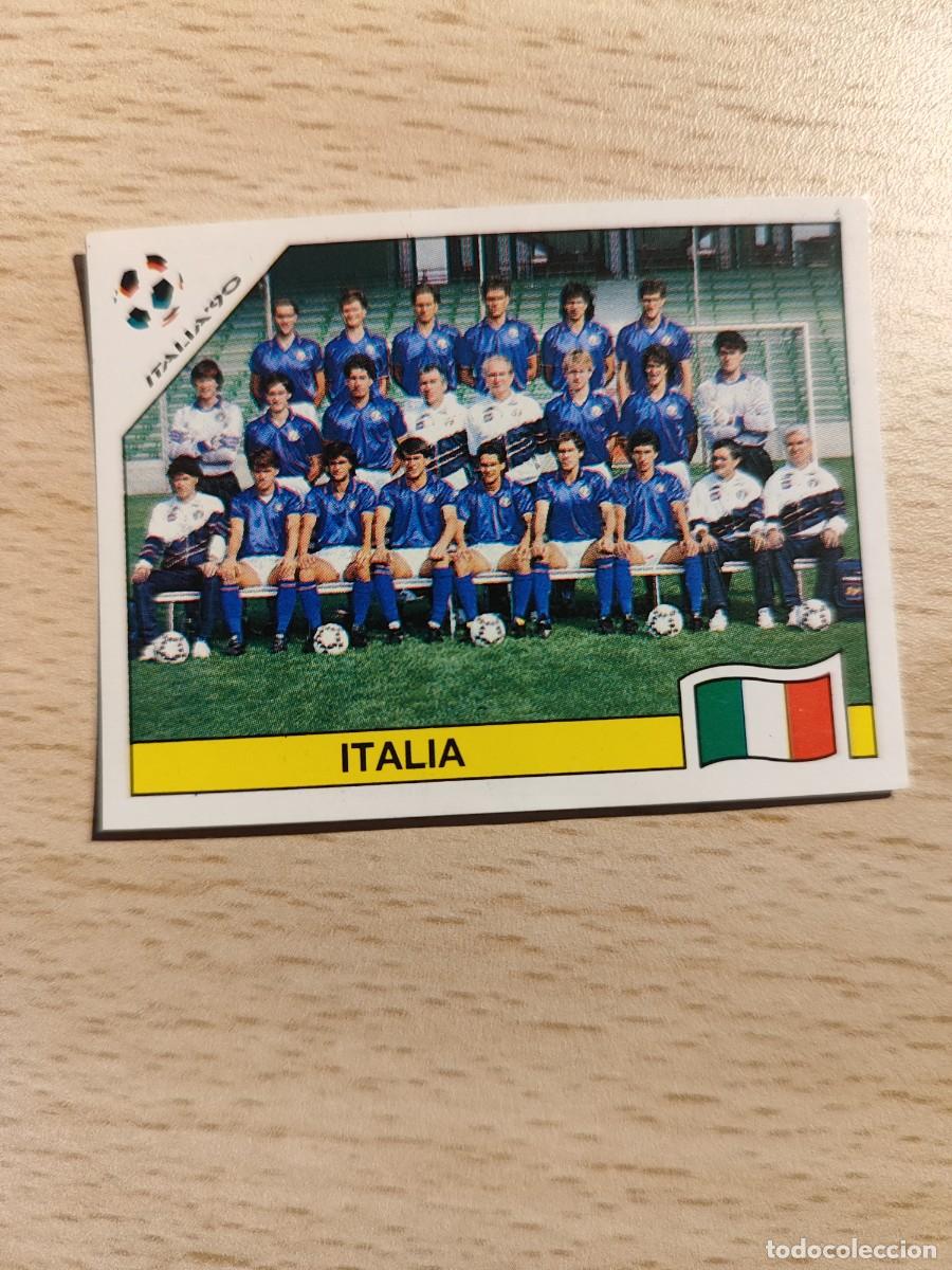 Fu&szlig;ball-Sticker: 41 ITALIA 90 MUNDIAL PANINI PLANTILLA ITALIA - ITALIA - CROMO RECORTADO ALBUM - 1990 WORLD CUP