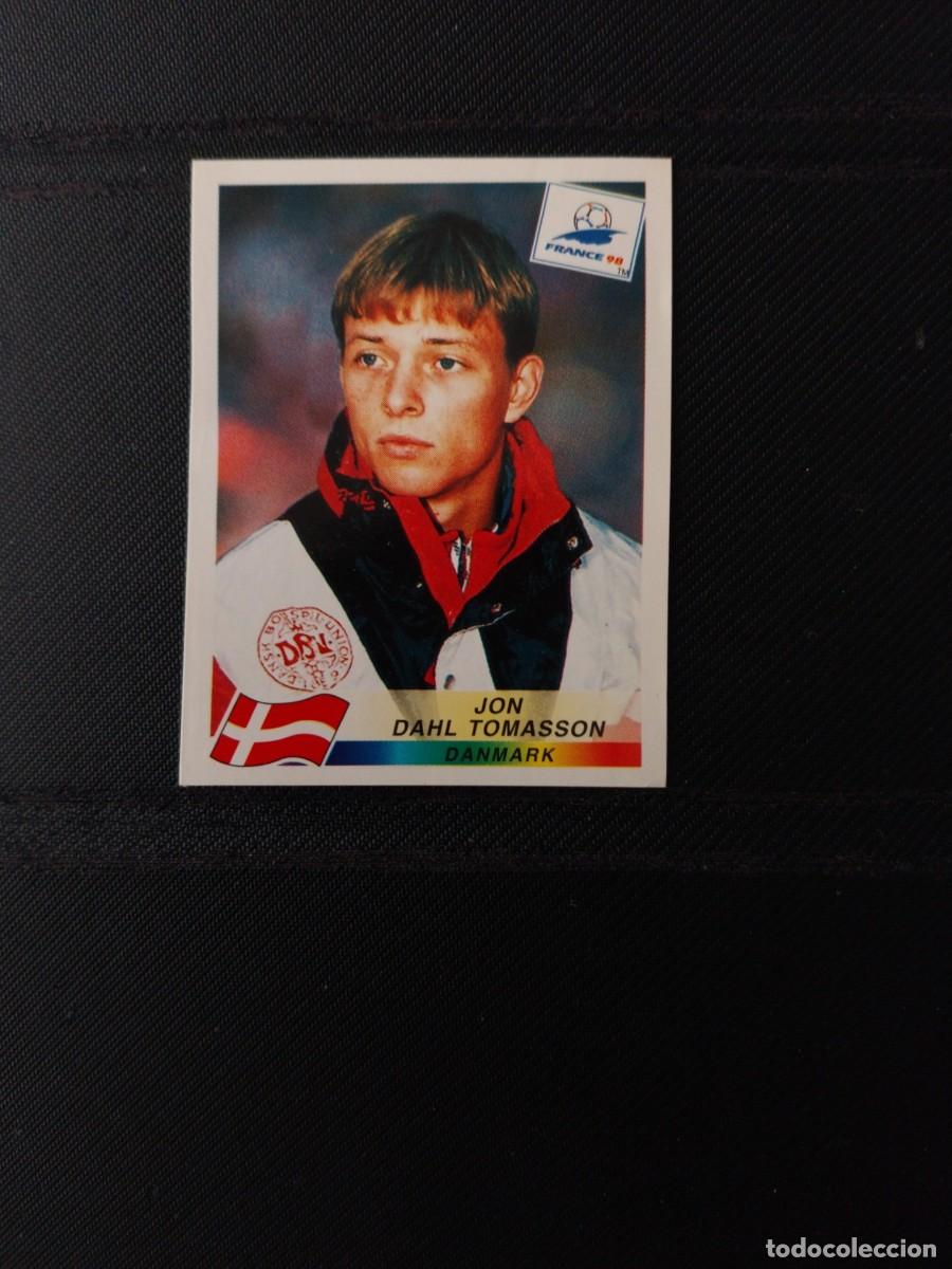 Cromos de f&uacute;tbol: JON DAHL TOMASSON 223 DINAMARCA PANINI FRANCIA 1998 98 SIN PEGAR NUNCA PEGADO