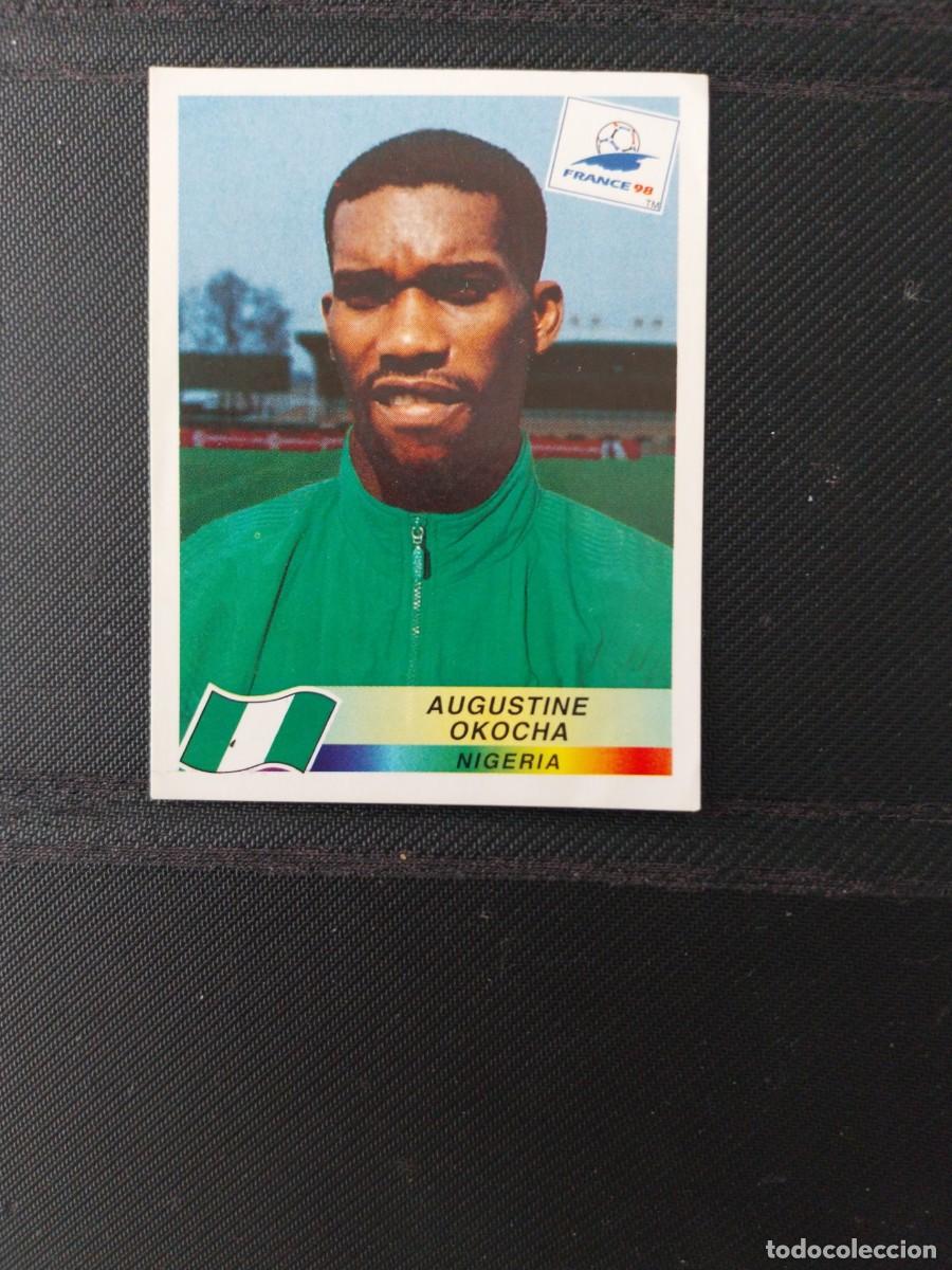 Cromos de f&uacute;tbol: AUGUSTINE OKOCHA 253 NIGERIA PANINI FRANCIA 1998 98 SIN PEGAR NUNCA PEGADO