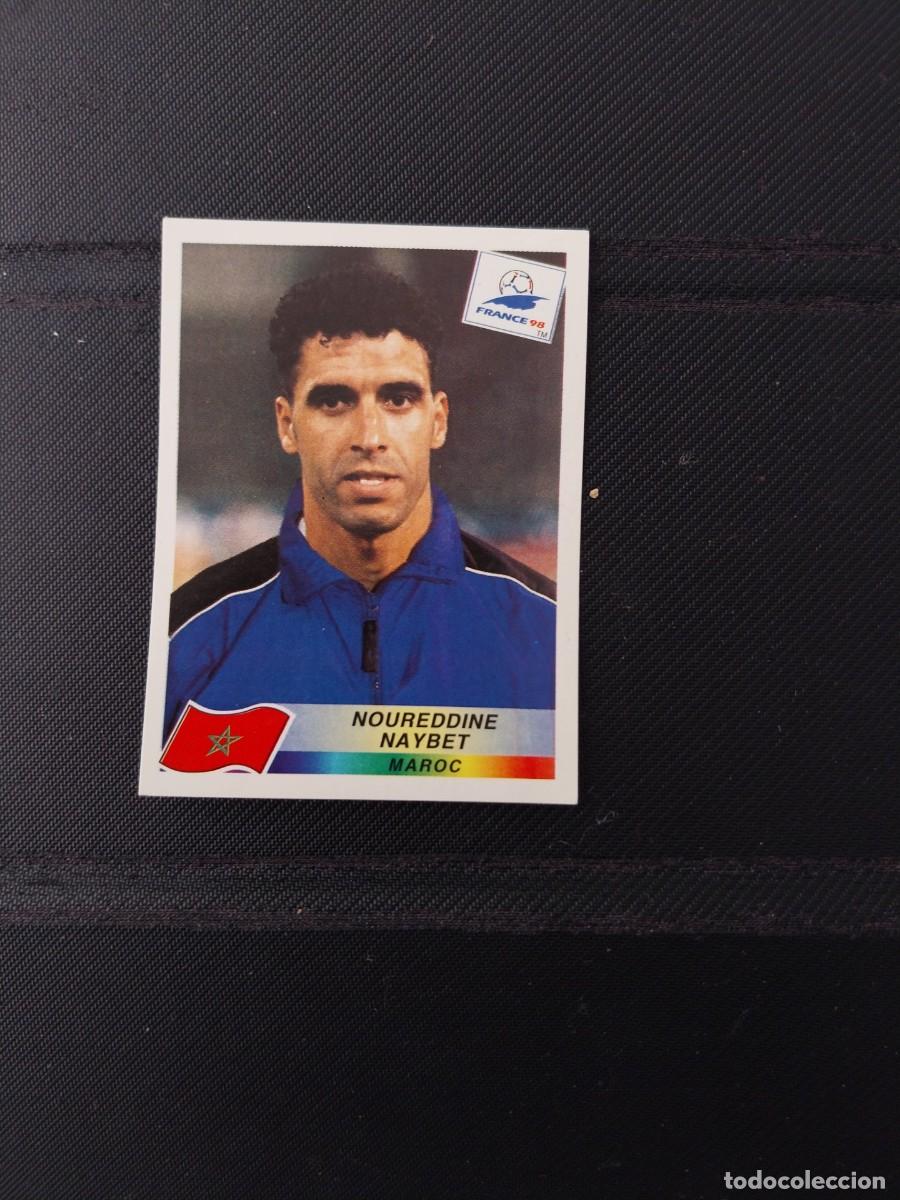 Cromos de f&uacute;tbol: NOURREDINE NAYBET 54 MARRUECOS PANINI FRANCIA 1998 98 SIN PEGAR NUNCA PEGADO