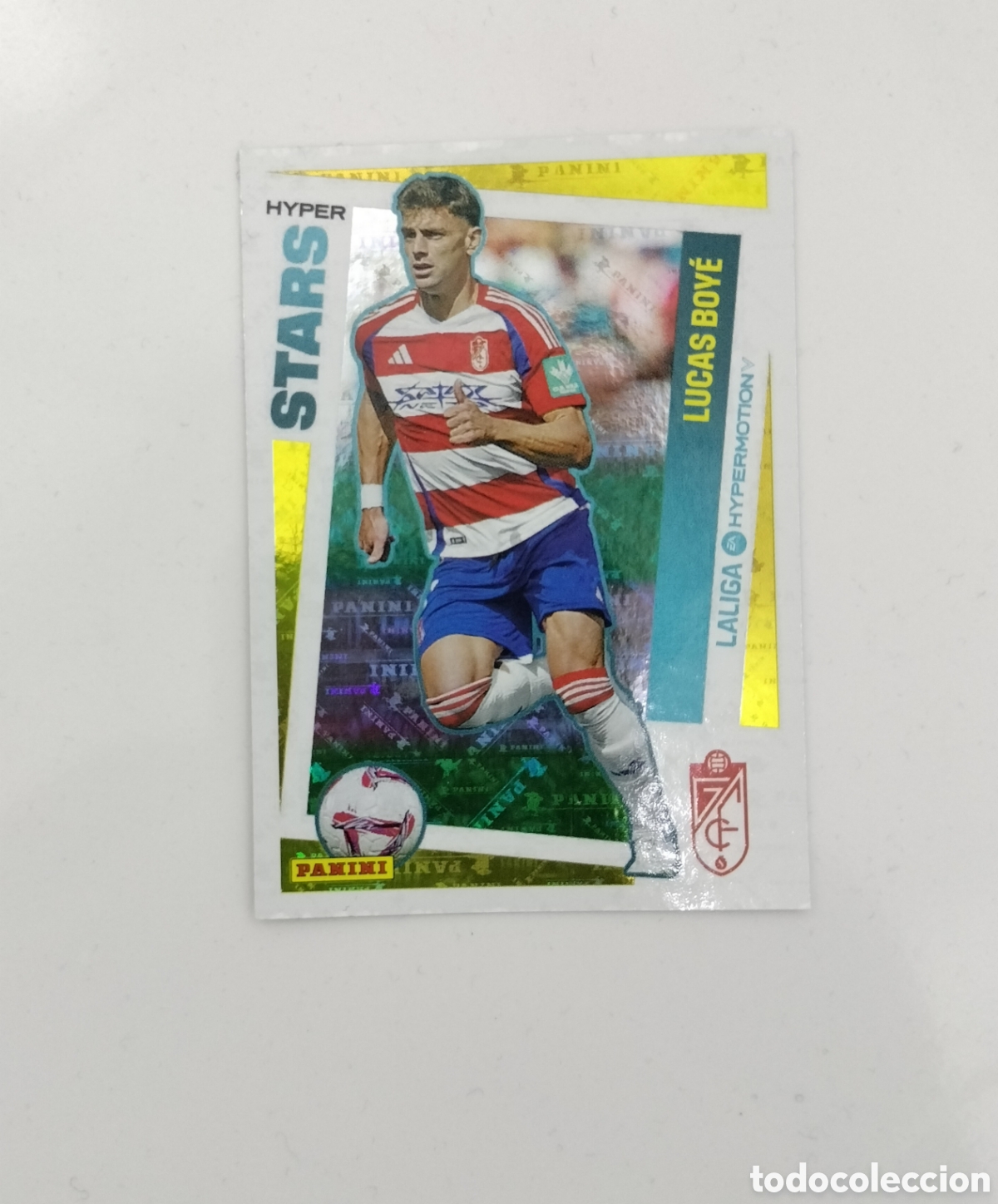 Figurine di Calcio: 441 LUCAS BOYE GRANADA CF CROMO PANINI FUTBOL LIGA HYPERMOTION 2024-2025 HYPER STARS 24-25