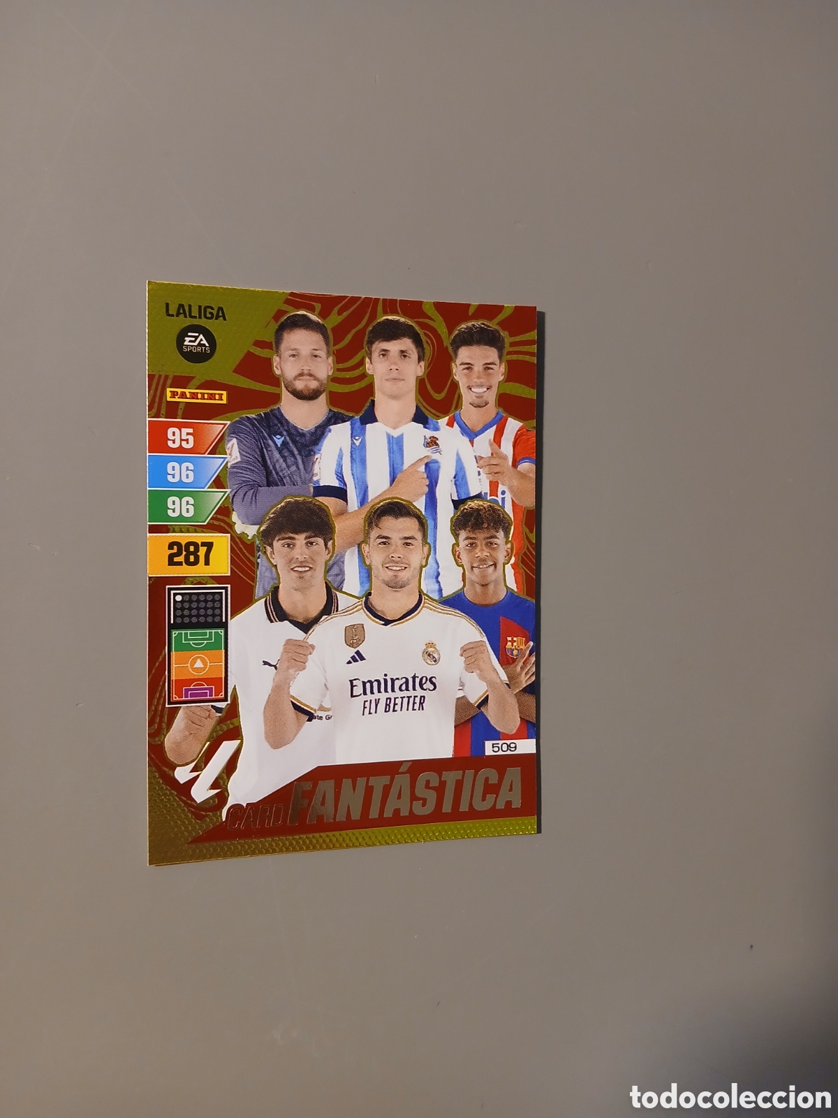 Cartes &agrave; collectionner de Football: CARD FANTASTICA 509 NUEVO BALON DE ORO ADRENALYN XL LIGA 2023/2024 23 24 PANINI