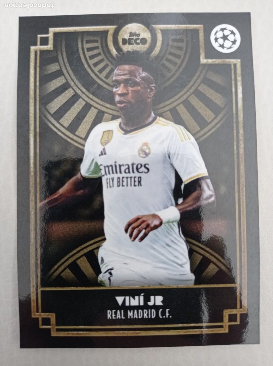 Cromos de f&uacute;tbol: VINICIUS TOPPS DECO REAL MADRID - Foto 1