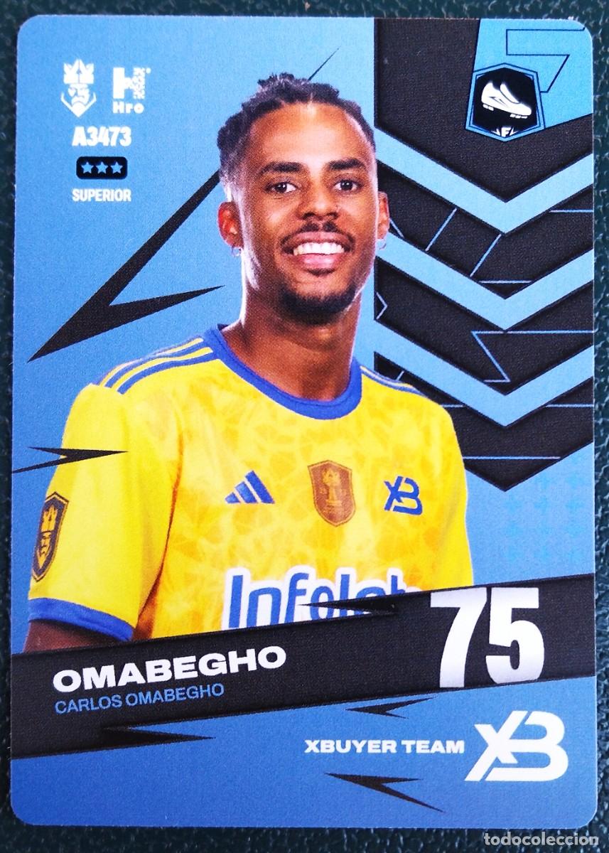 Fu&szlig;ball-Sticker: A3473 OMABEGHO XBUYER TEAM FICHAS ALBUM KINGS LEAGUE INFOJOBS 2024 KOLEX