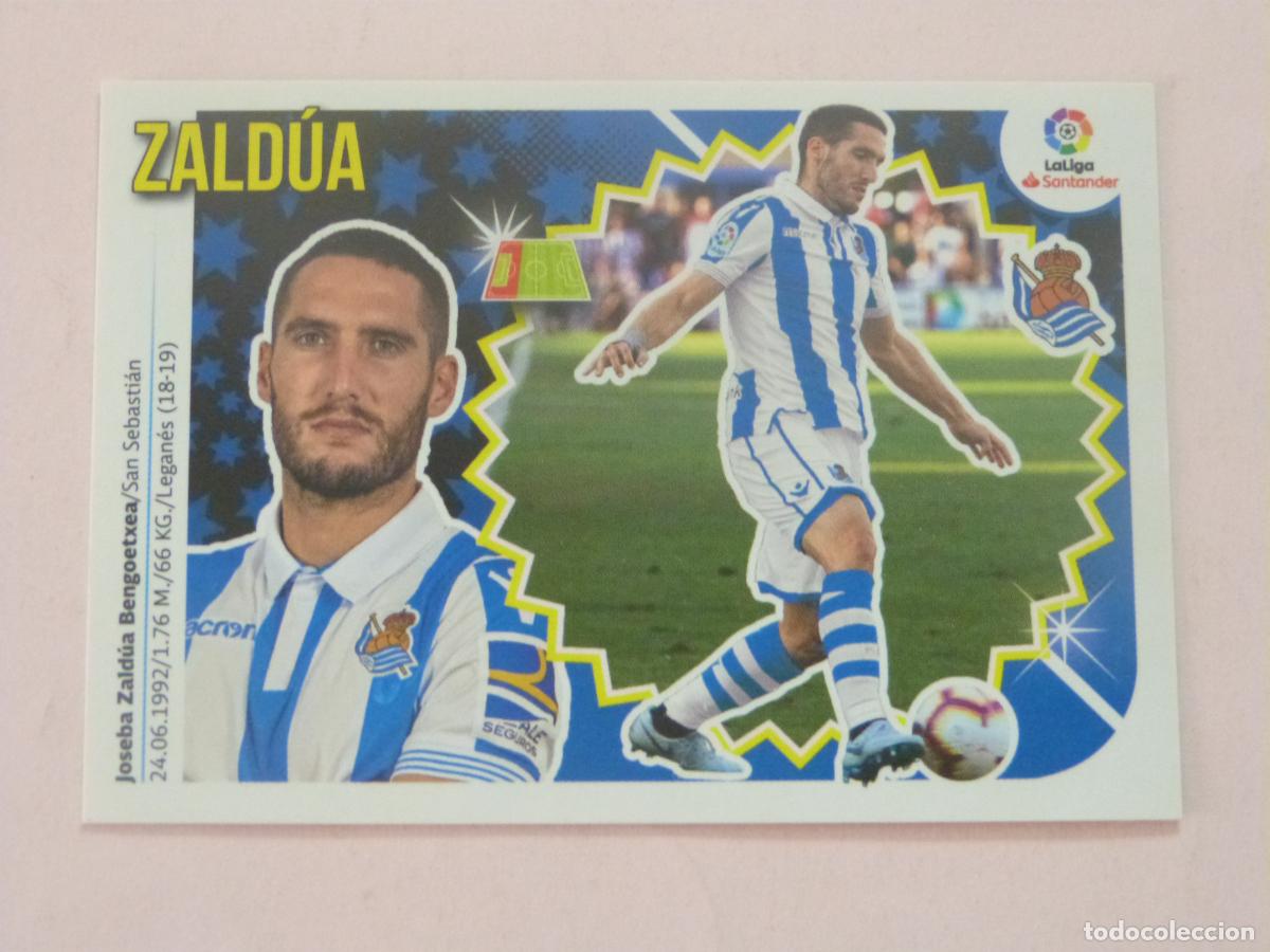 Cromos de f&uacute;tbol: CROMO FUTBOL ZALDUA REAL SOCIEDAD COLOCA SIN PEGAR N&ordm; 6 BIS LIGA ESTE 2018-2019/18-19 PANINI