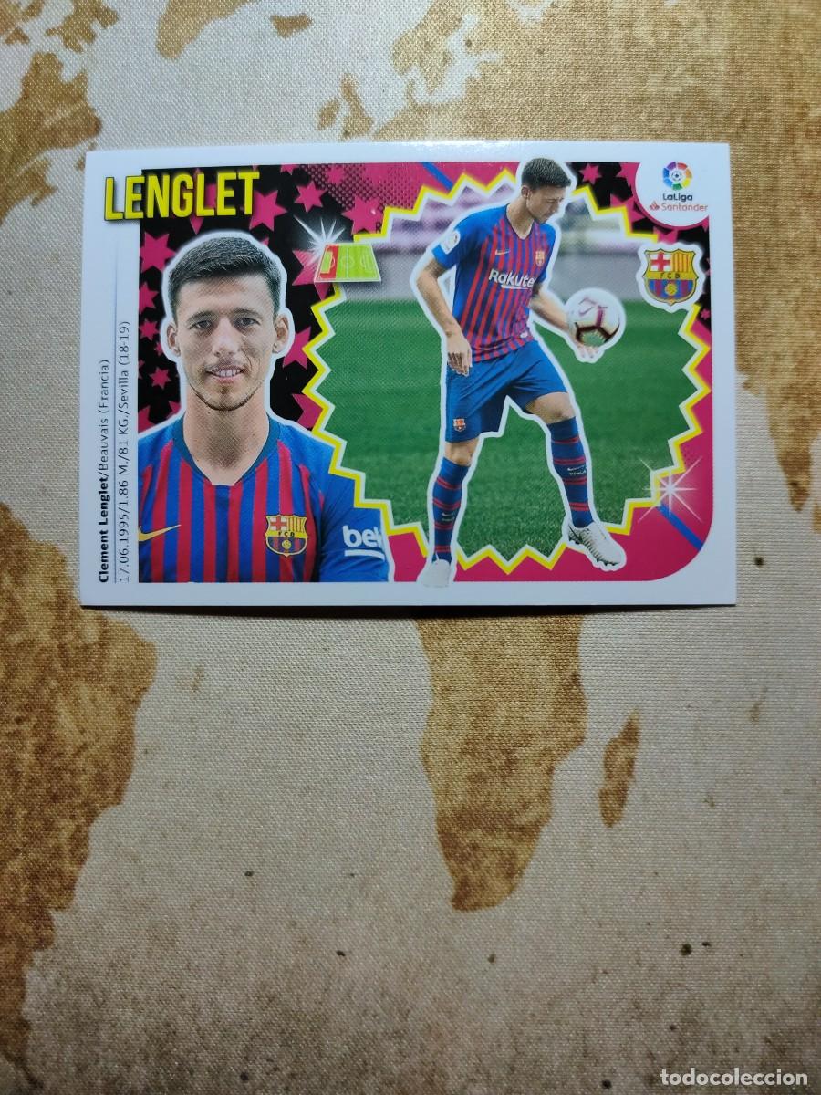 Fu&szlig;ball-Sticker: Liga Este FICHAJE 6 LENGLET 2018-19 18 19