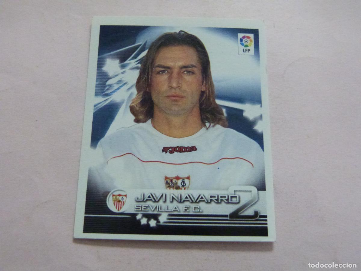 Cromos de Futebol: CROMO FUTBOL JAVI NAVARRO SEVILLA F.C. SIN PEGAR N&ordm; 308 SUPERLIGA PANINI 2002-2003/02-03
