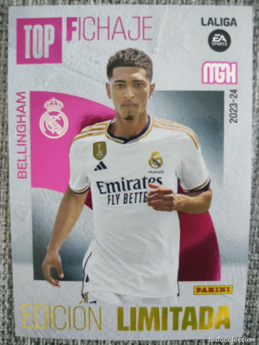 Cromos de Futebol: MGK 2023-24. TOP FICHAJE. JUDE BELLINGHAM. R.MADRID. EDICI&Oacute;N LIMITADA NUEVA DE SOBRE