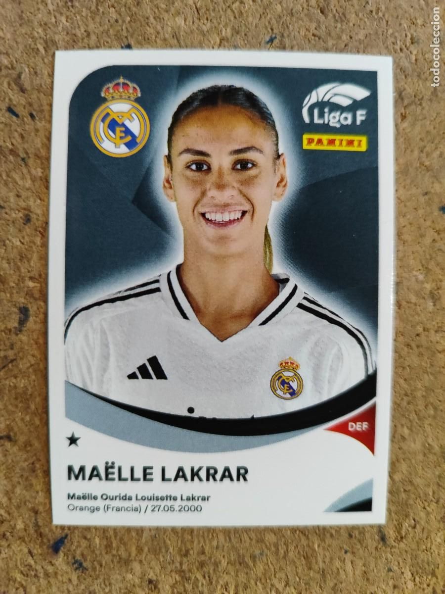 Cromos de f&uacute;tbol: LIGA F ( FEMENINA) 2024/25 STICKER MAELLE LAKRAR REAL MADRID # 249 PANINI