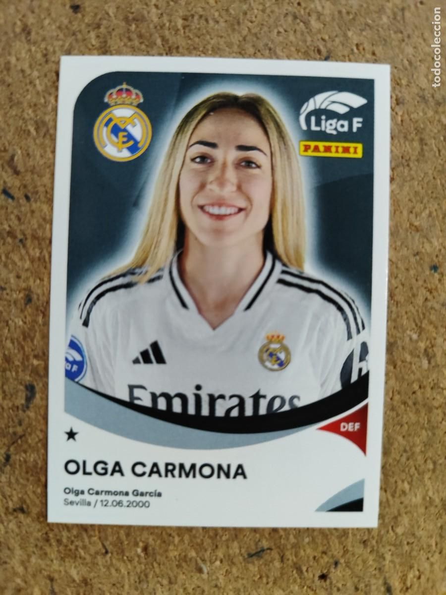 Cromos de f&uacute;tbol: LIGA F ( FEMENINA) 2024/25 STICKER OLGA CARMONA REAL MADRID # 251 PANINI